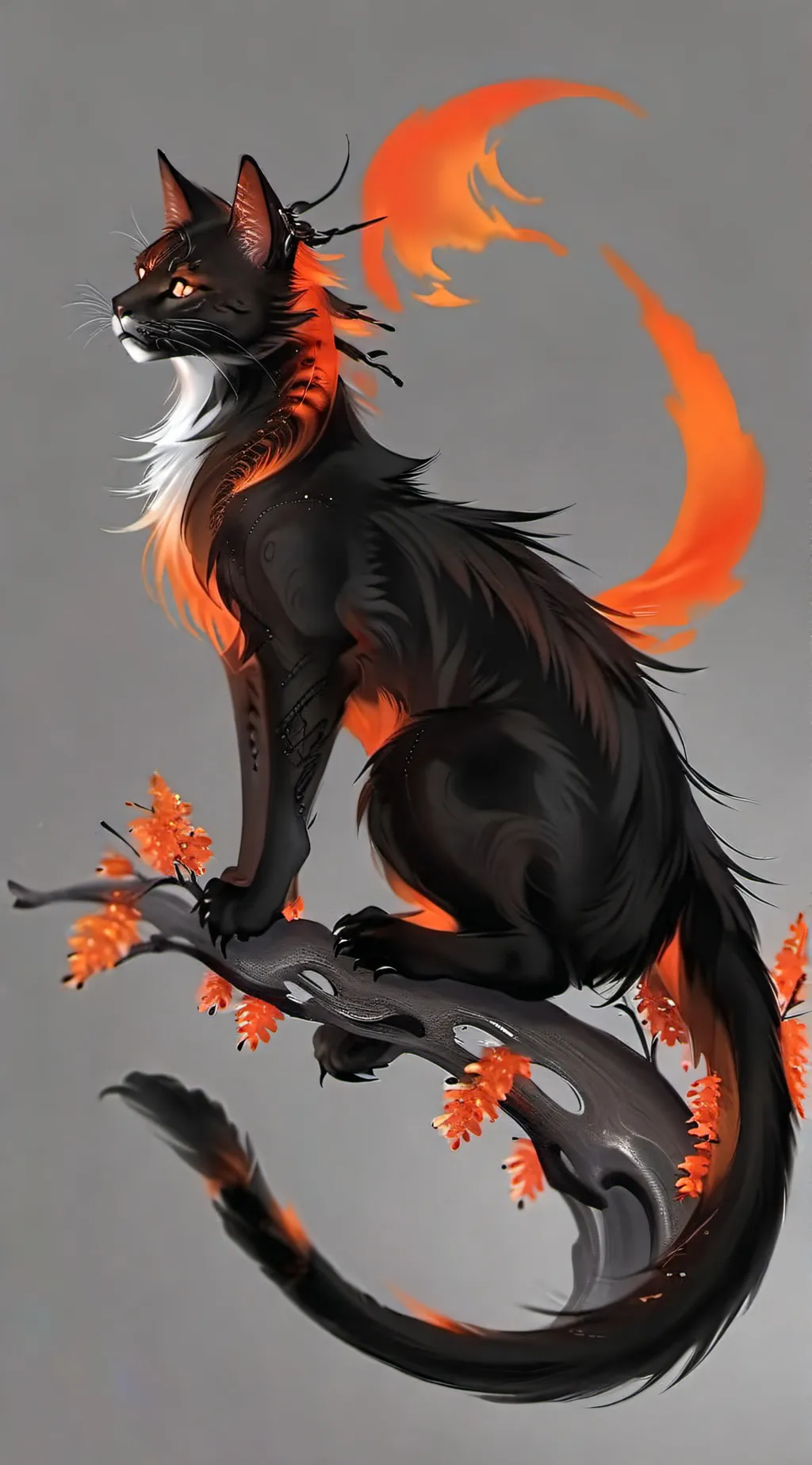 ai character: ★cat dragon hh★ background