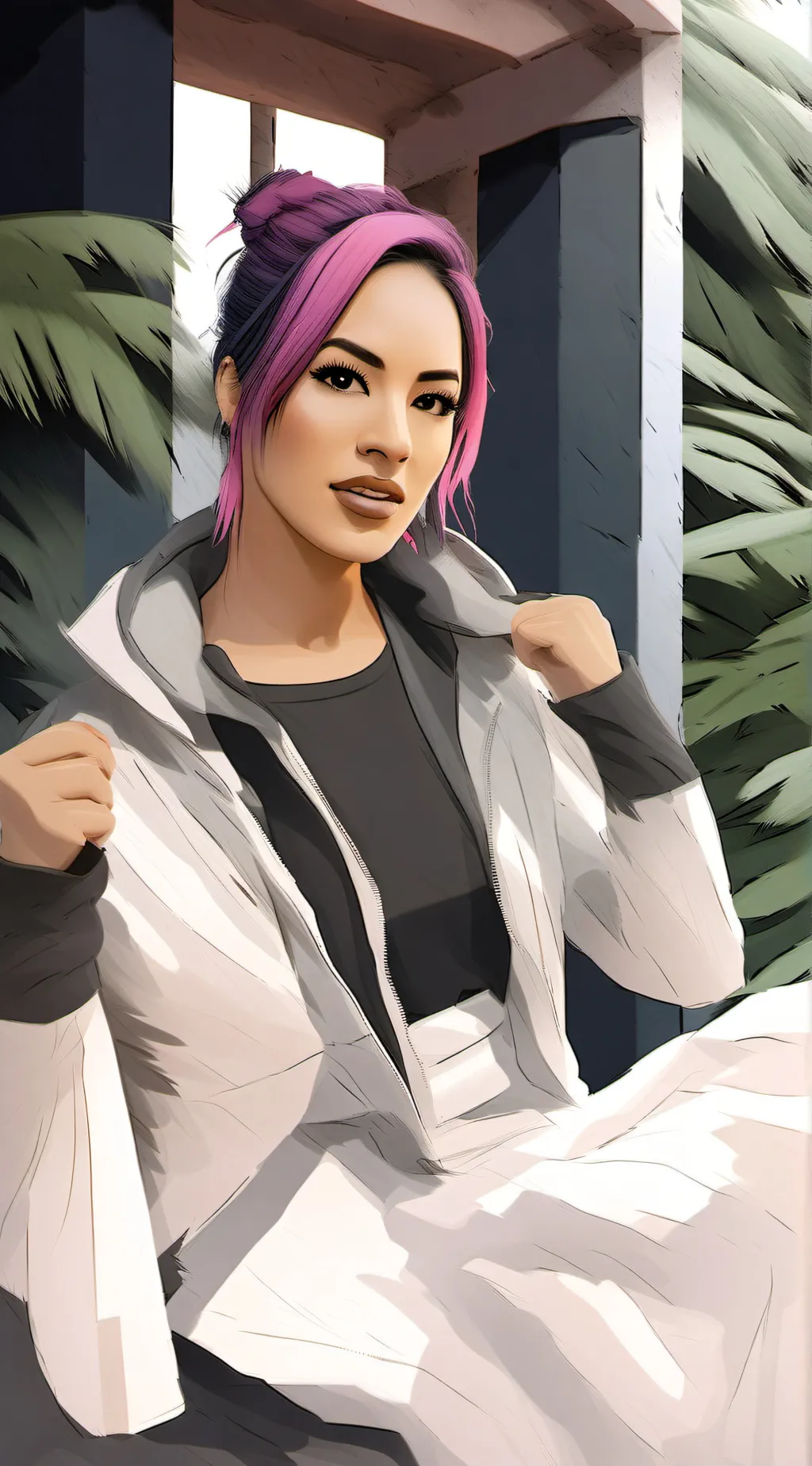 ai character: karla bustillos background