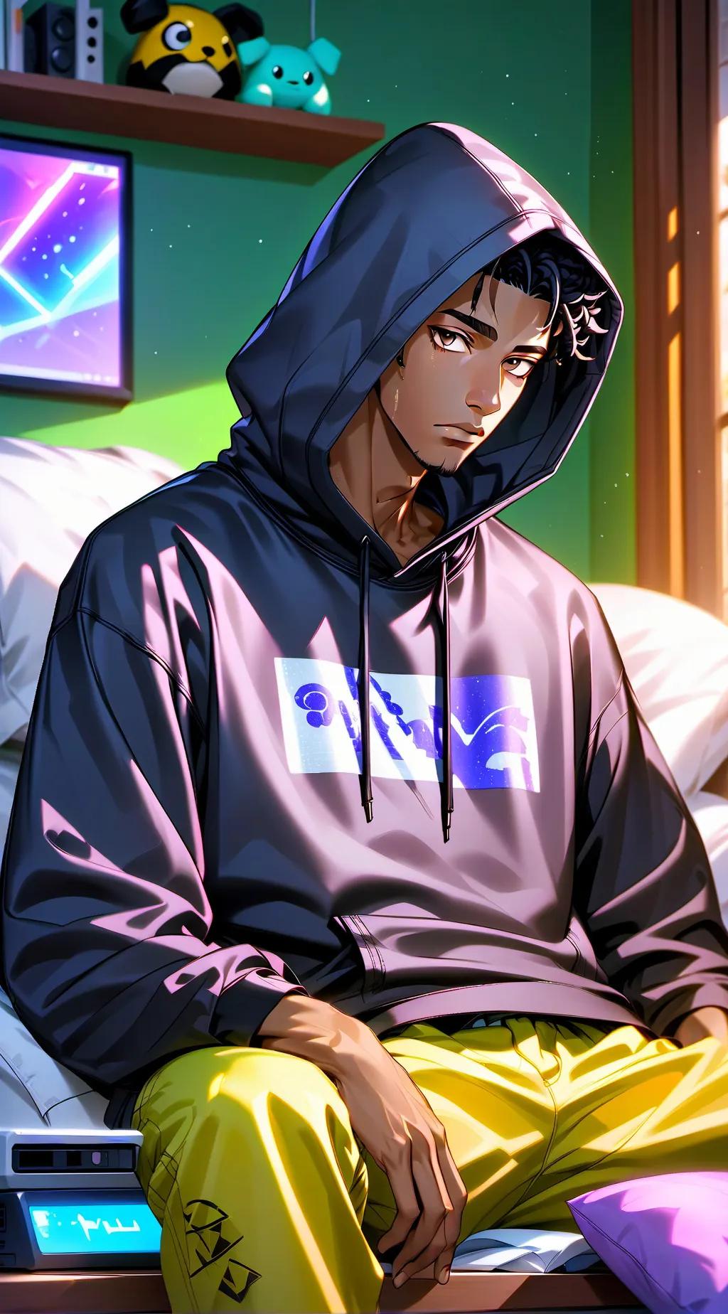 ai character: 🤧 Calvin 🤧 background