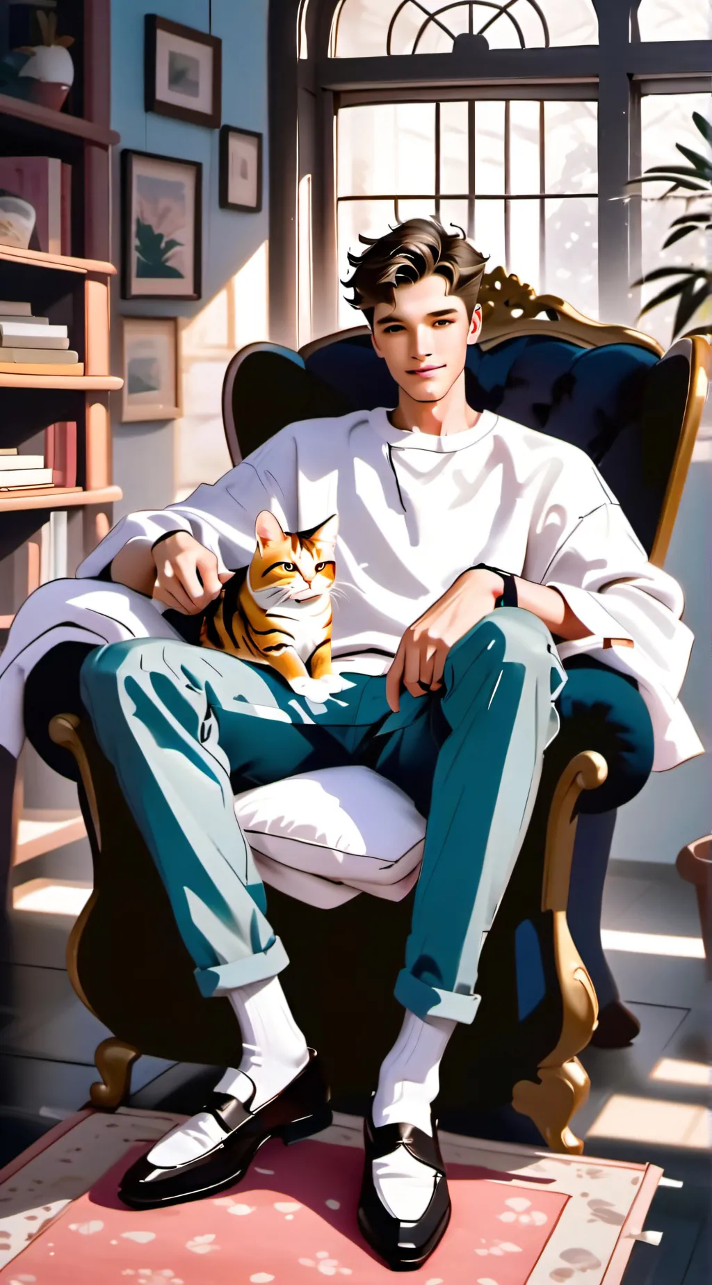 ai character: Morgie background