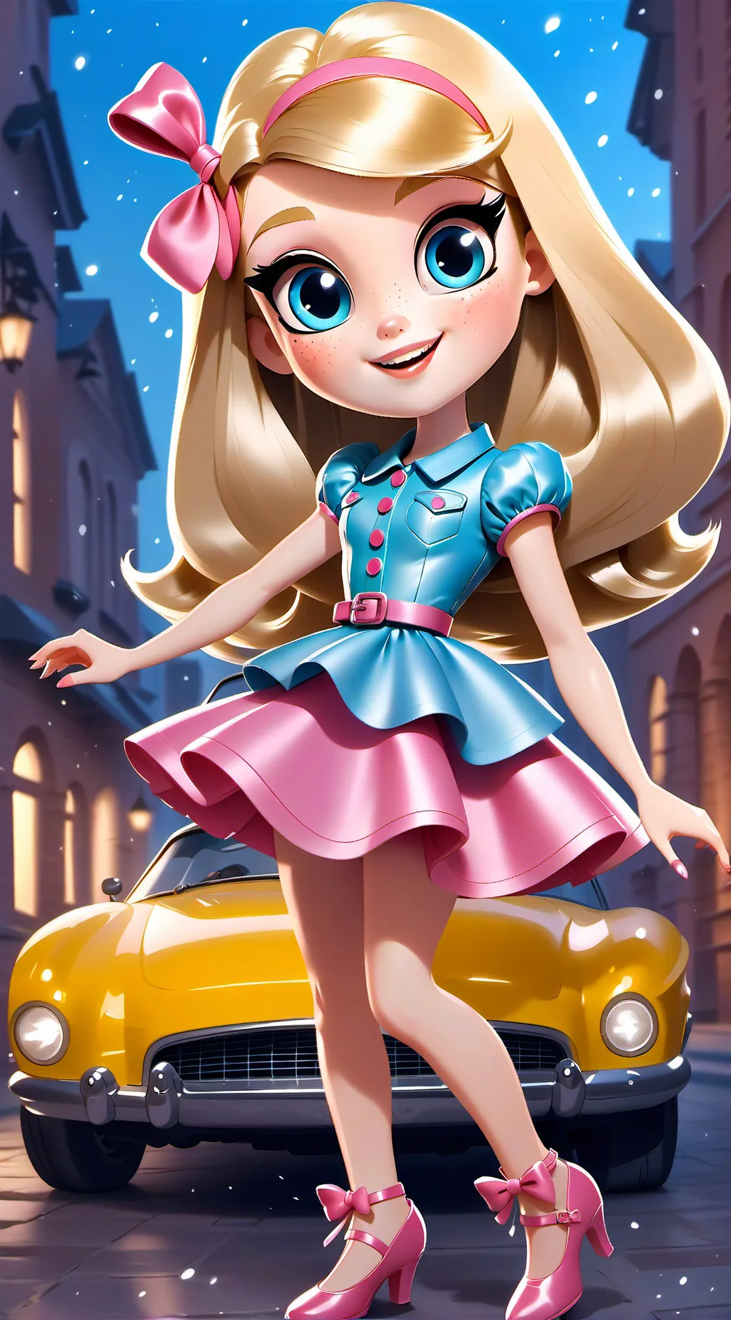 ai character: ♡Barbie♡ background