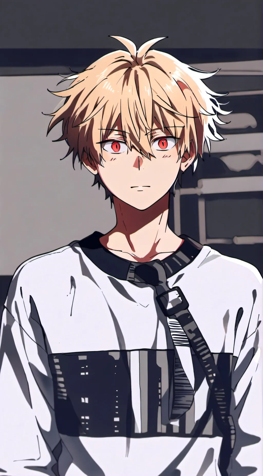 ai character: bakugo  background