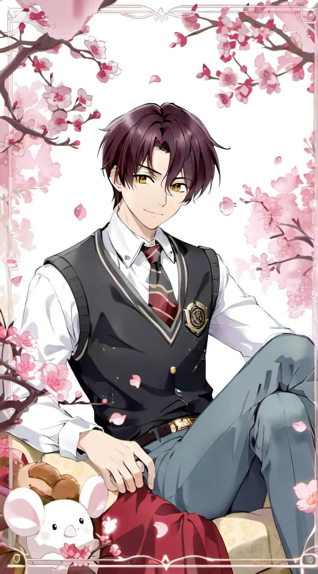 ai character: Justin background