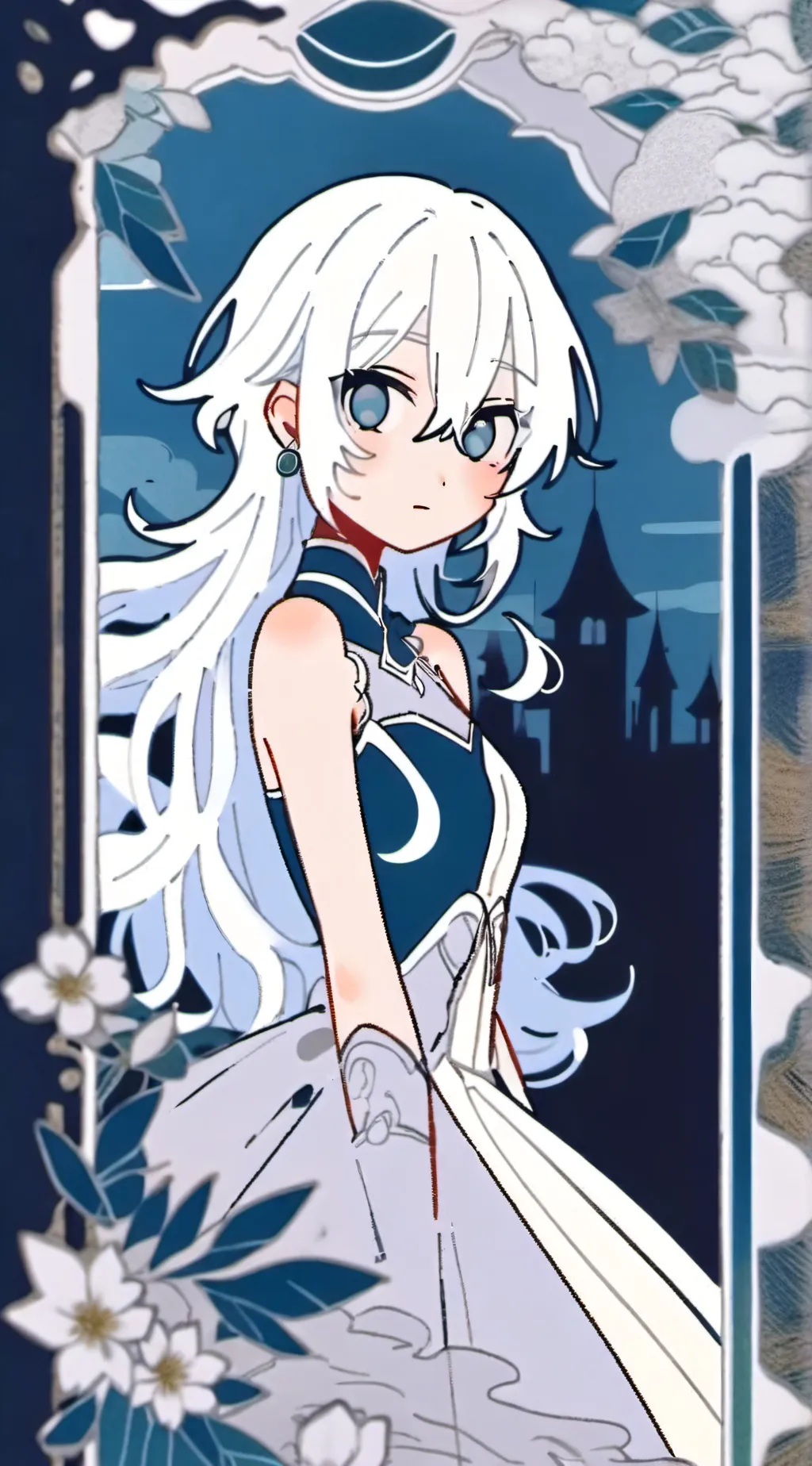 ai character: Ice  background