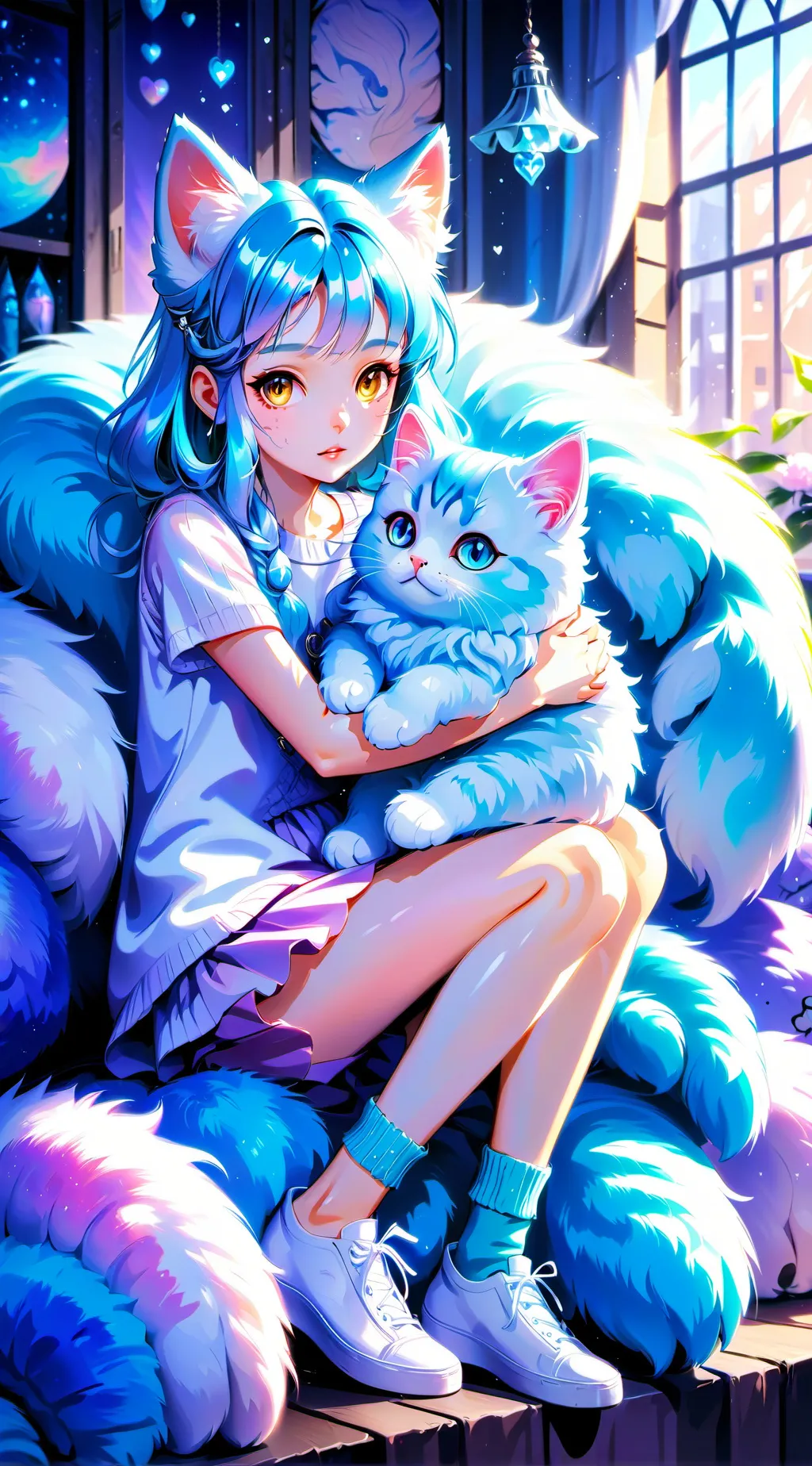 ai character: lilly 💖 background