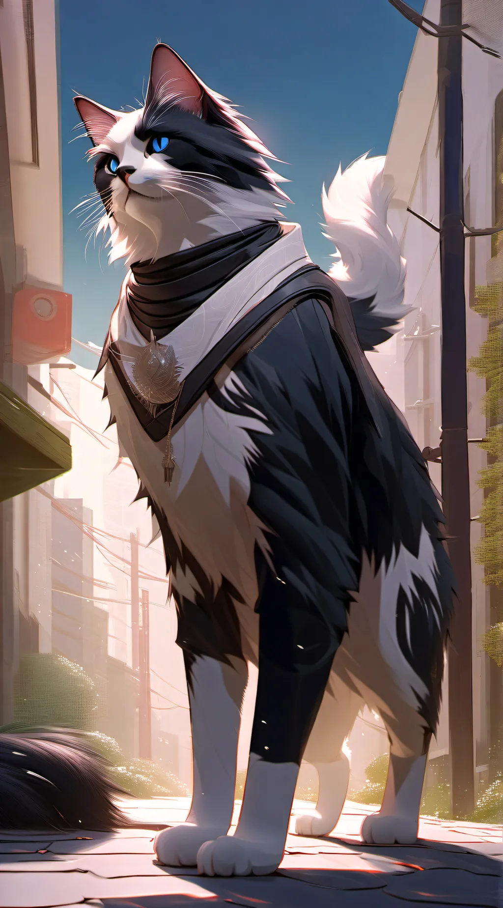 ai character: Mittens background