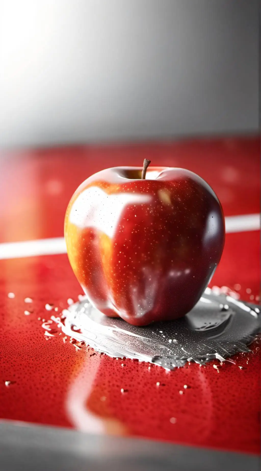 ai character: apple thingu background