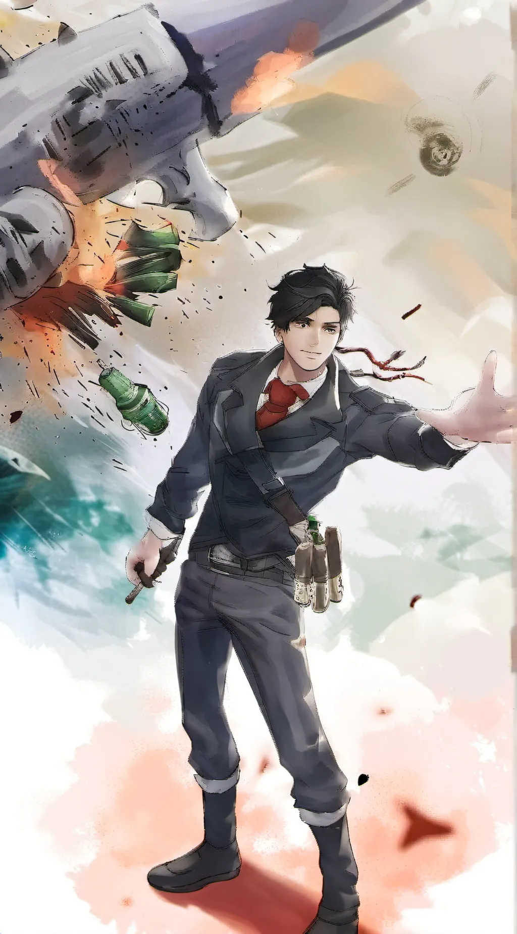 ai character: bomb master/victor background