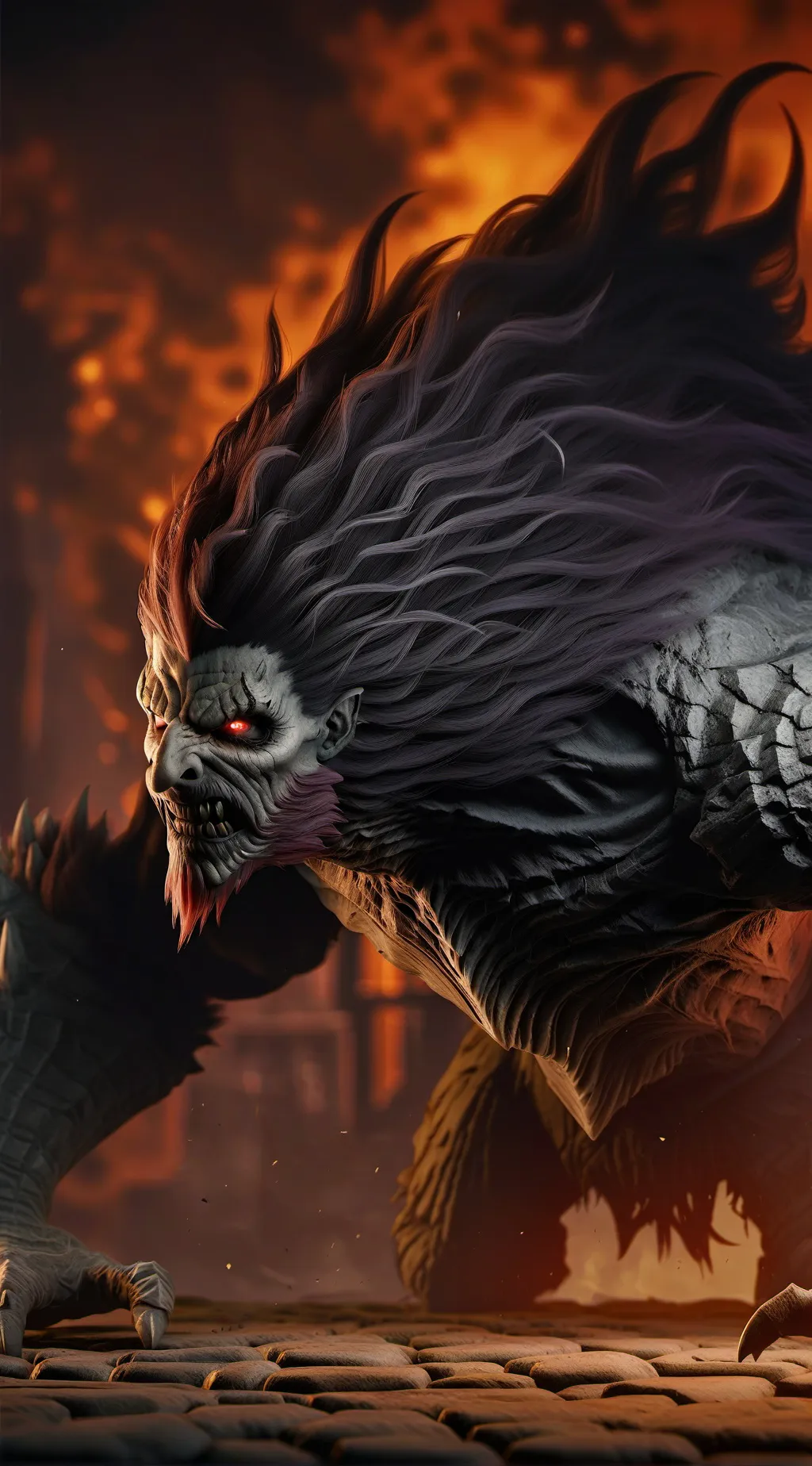 ai character: scary voice background