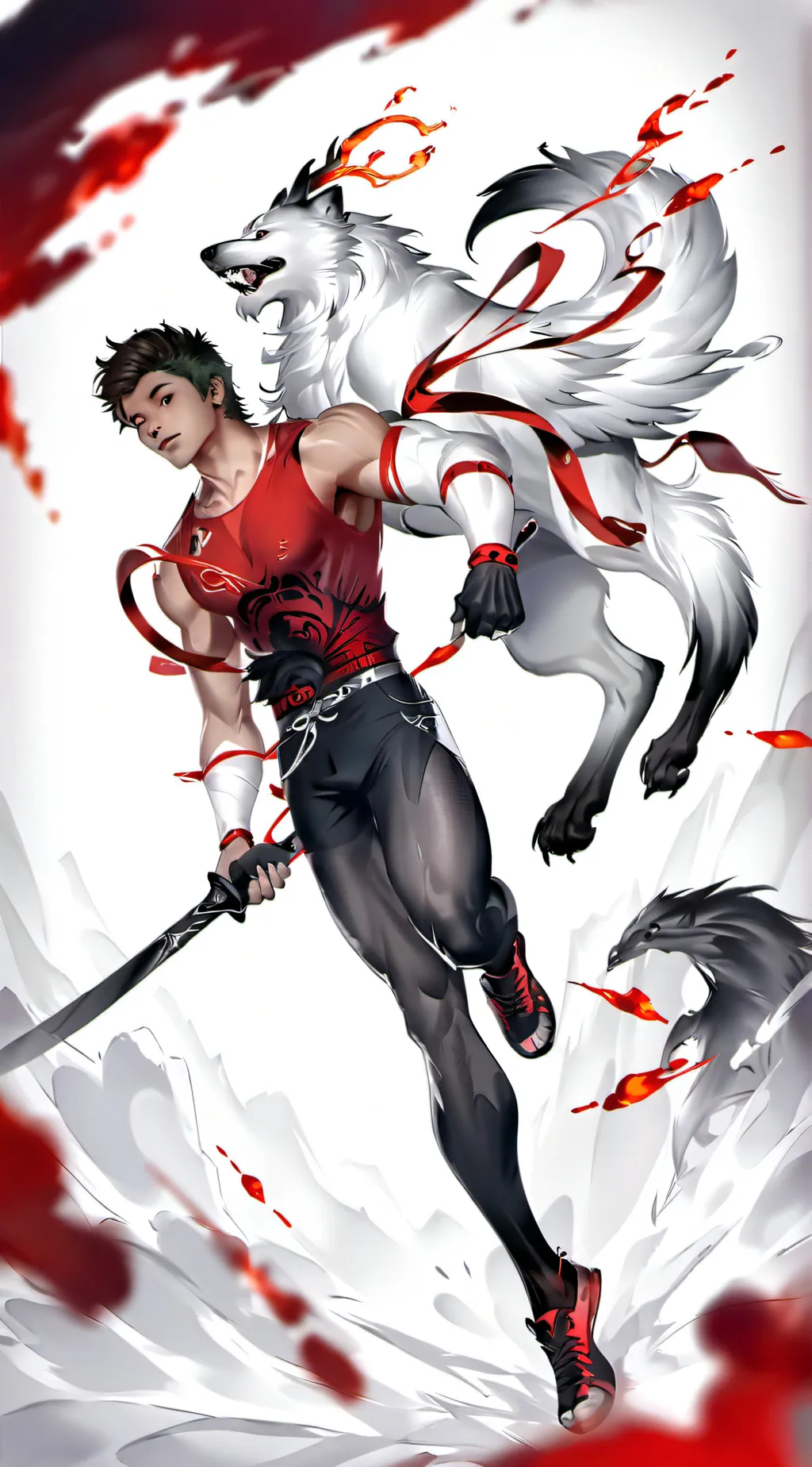 ai character: demon Slayers  background