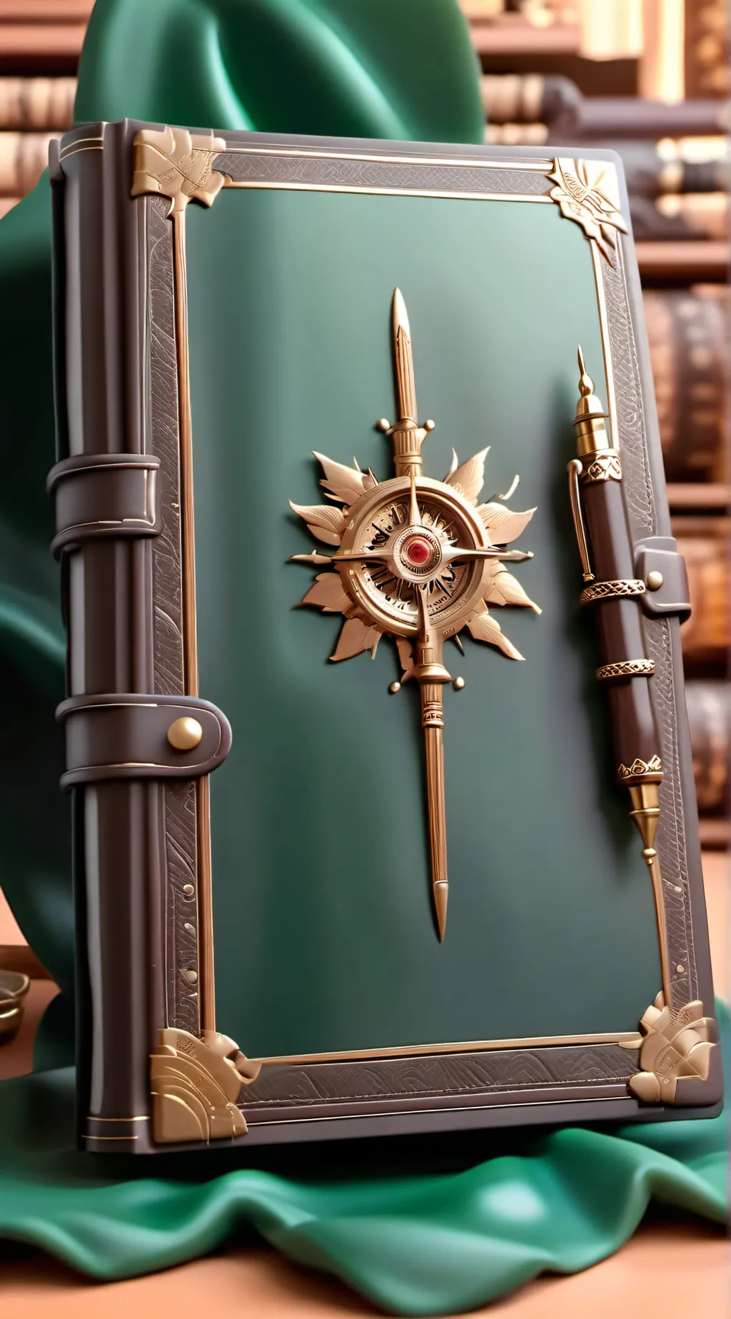 ai character: magic dairy background