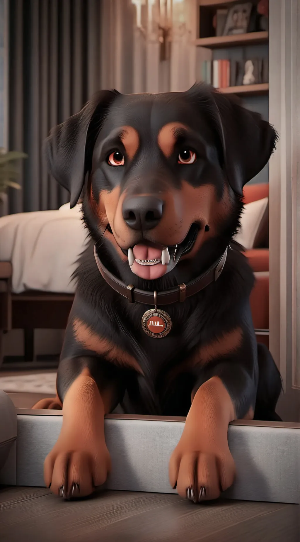 ai character: Hail naw background