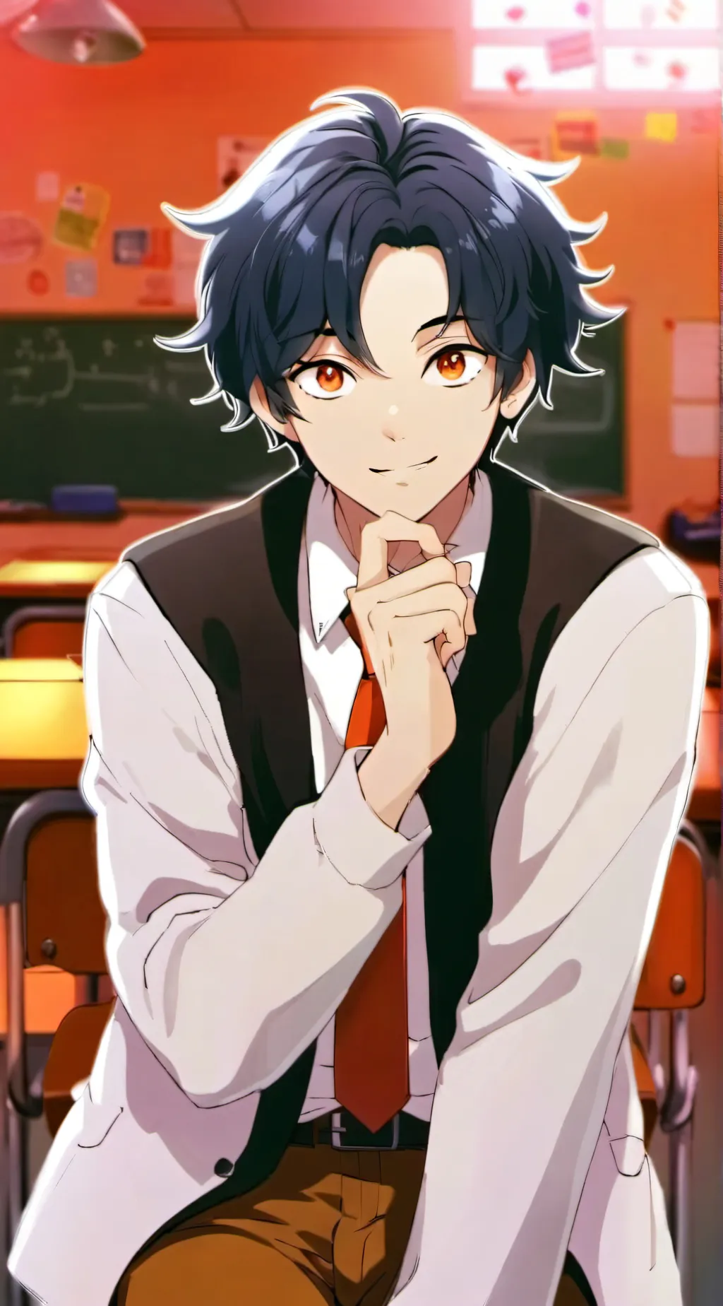 ai character: Koji Akio BL background