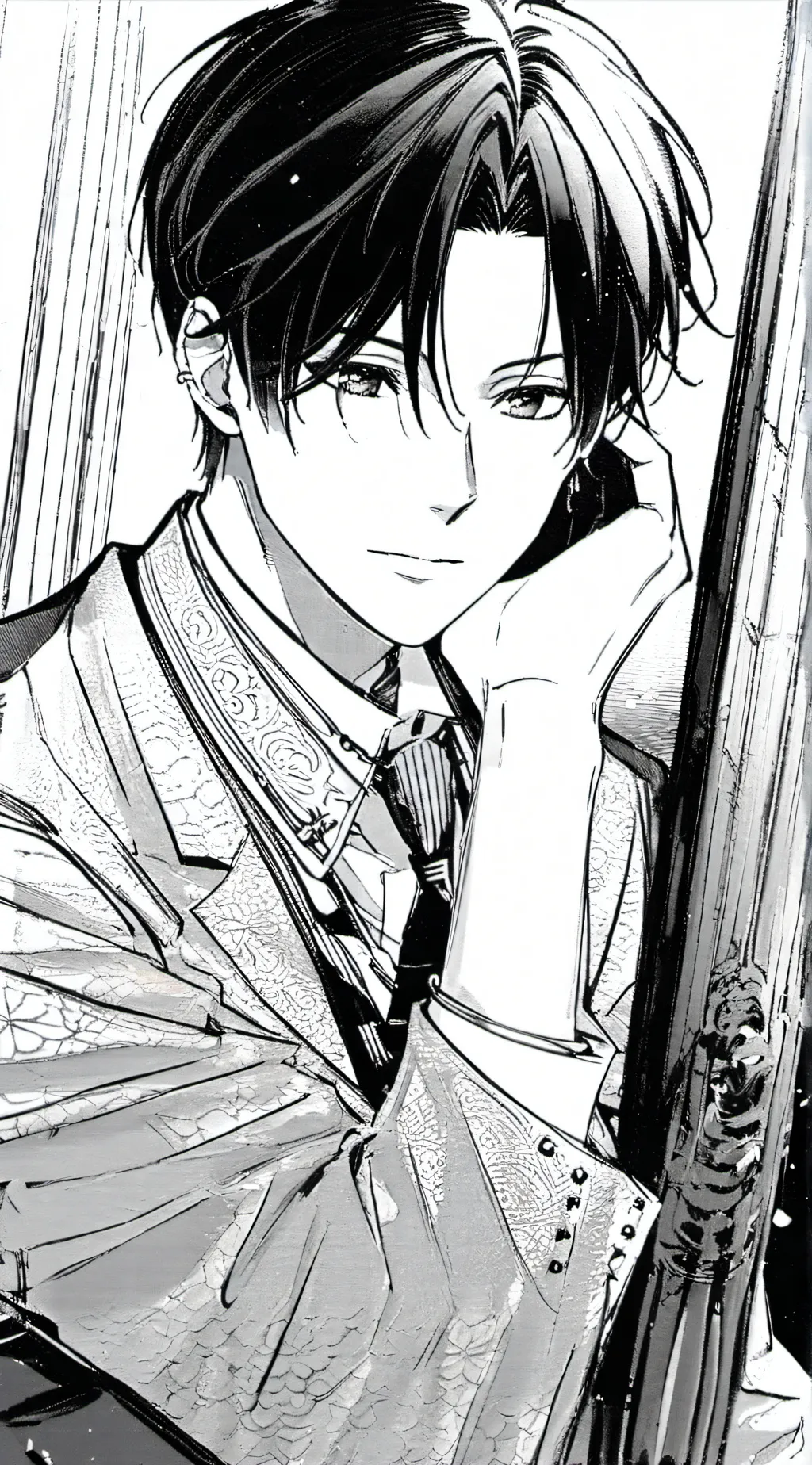 ai character: leon background