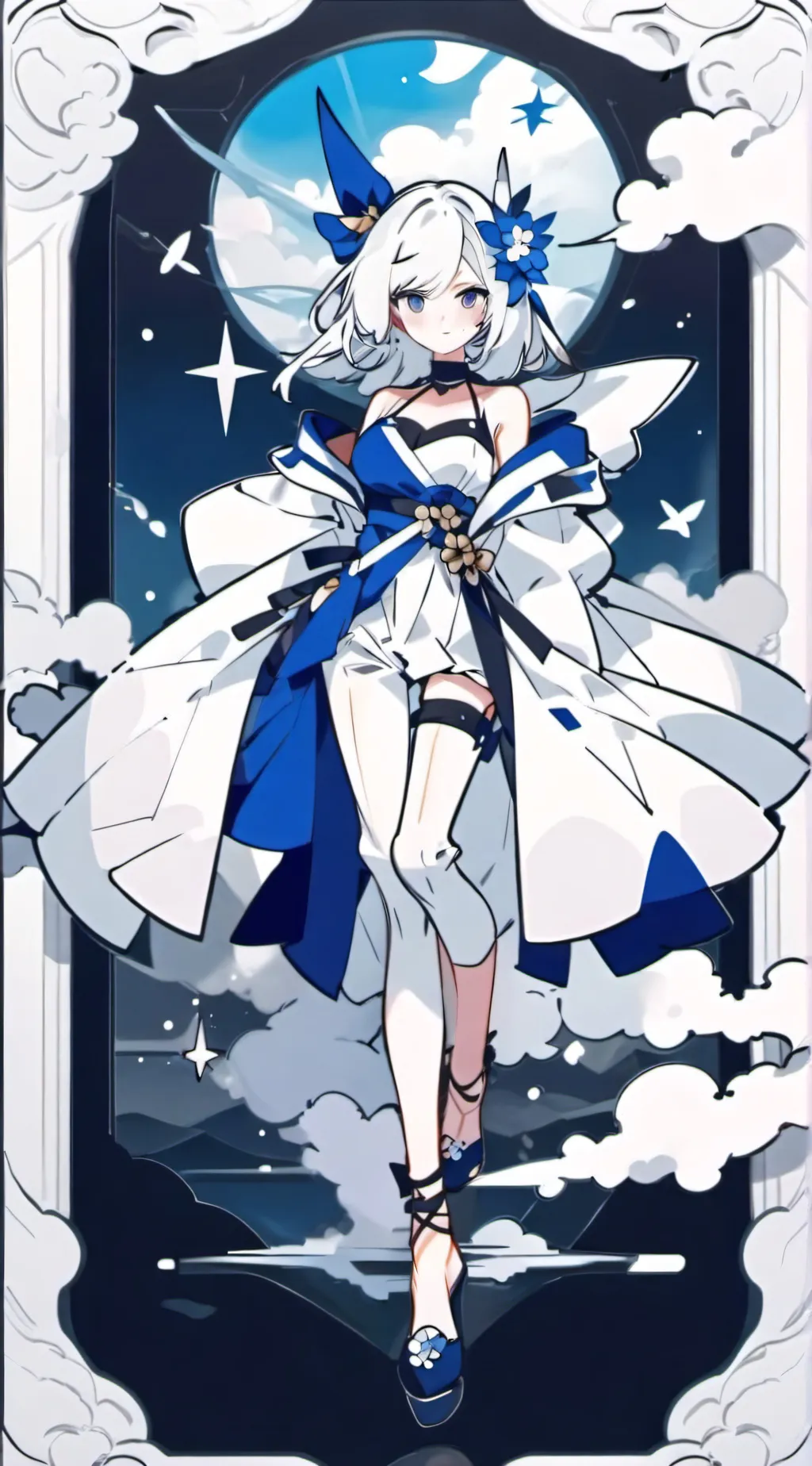 ai character: Anime background