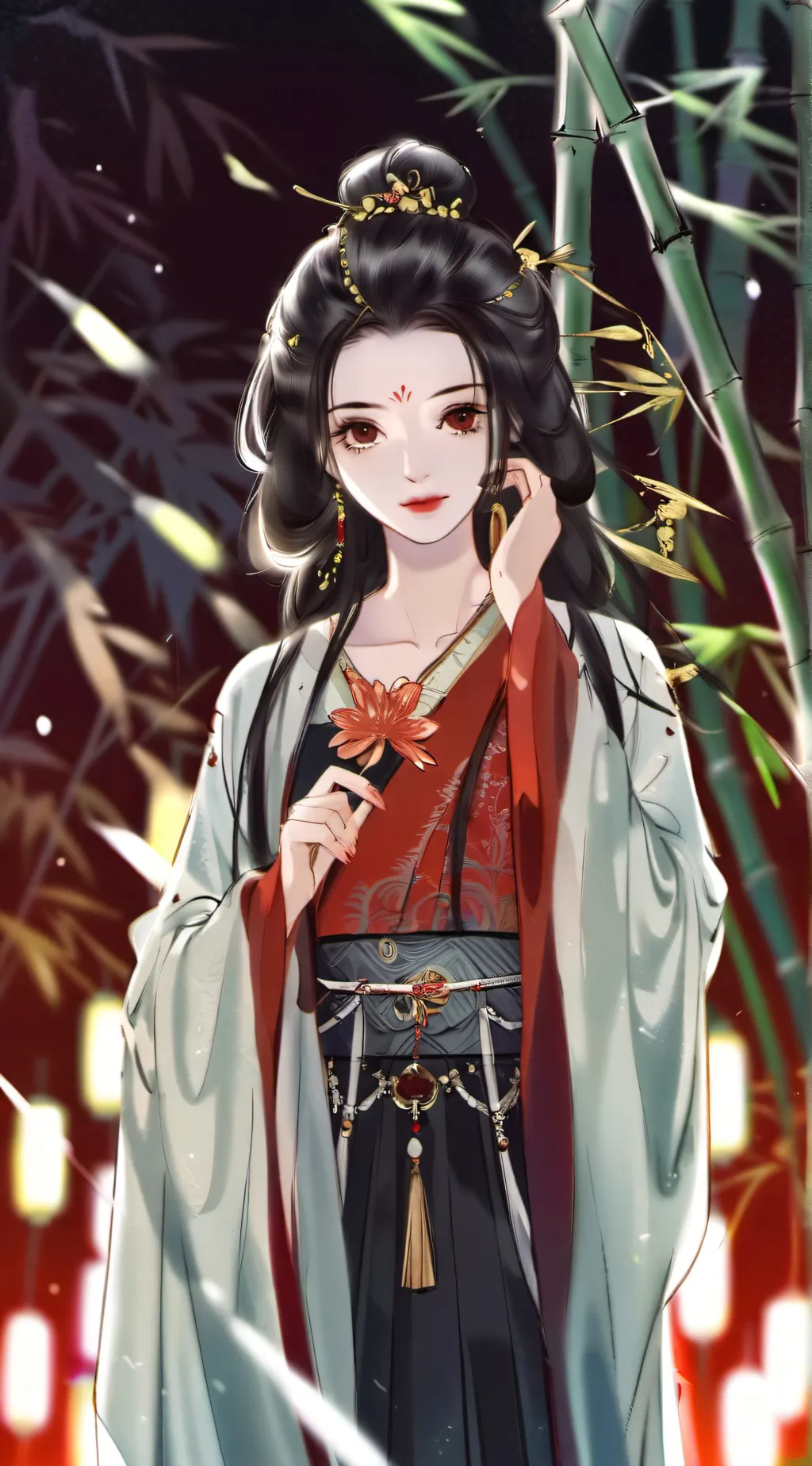 ai character: nezuko background