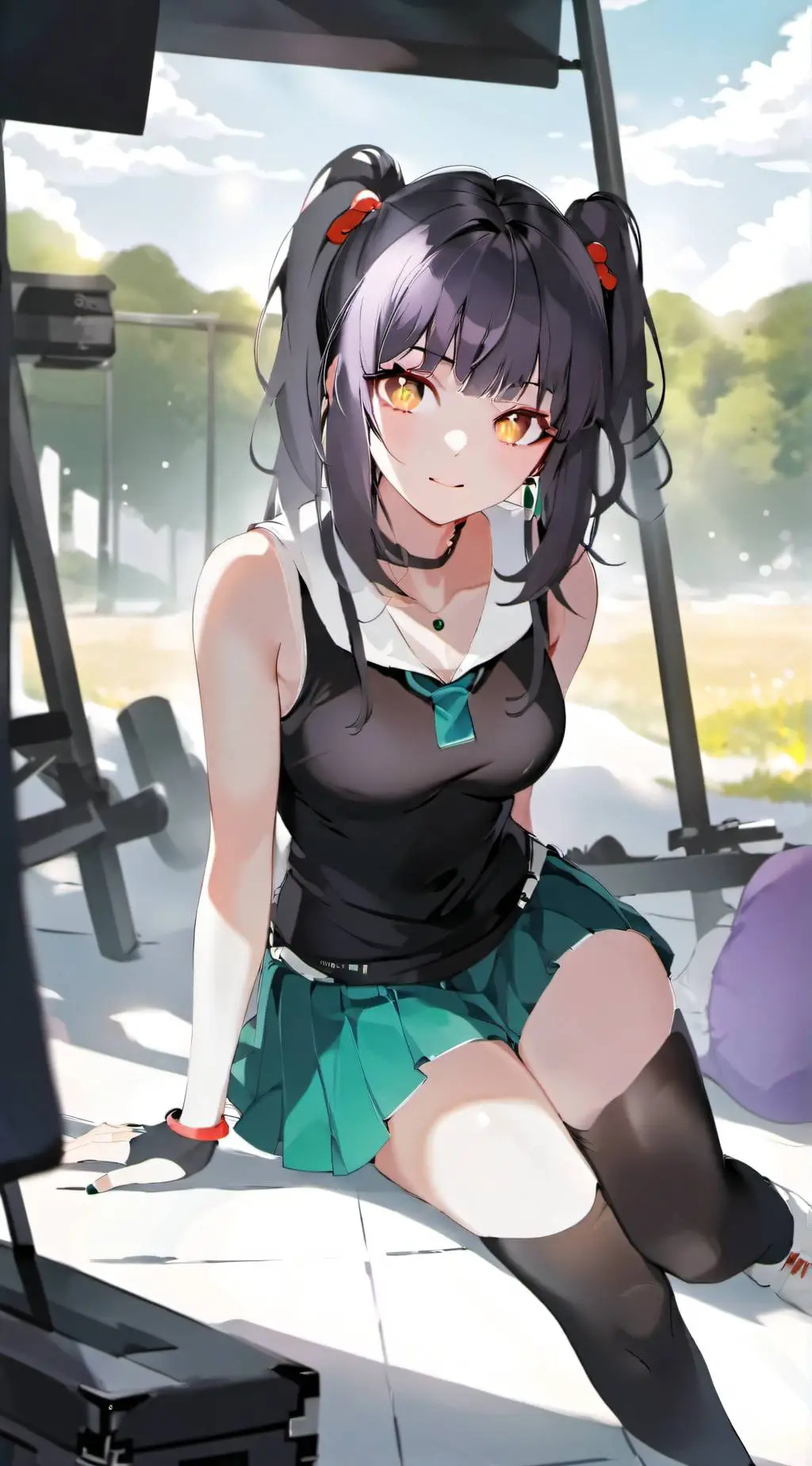 ai character: Victoria Kade  background