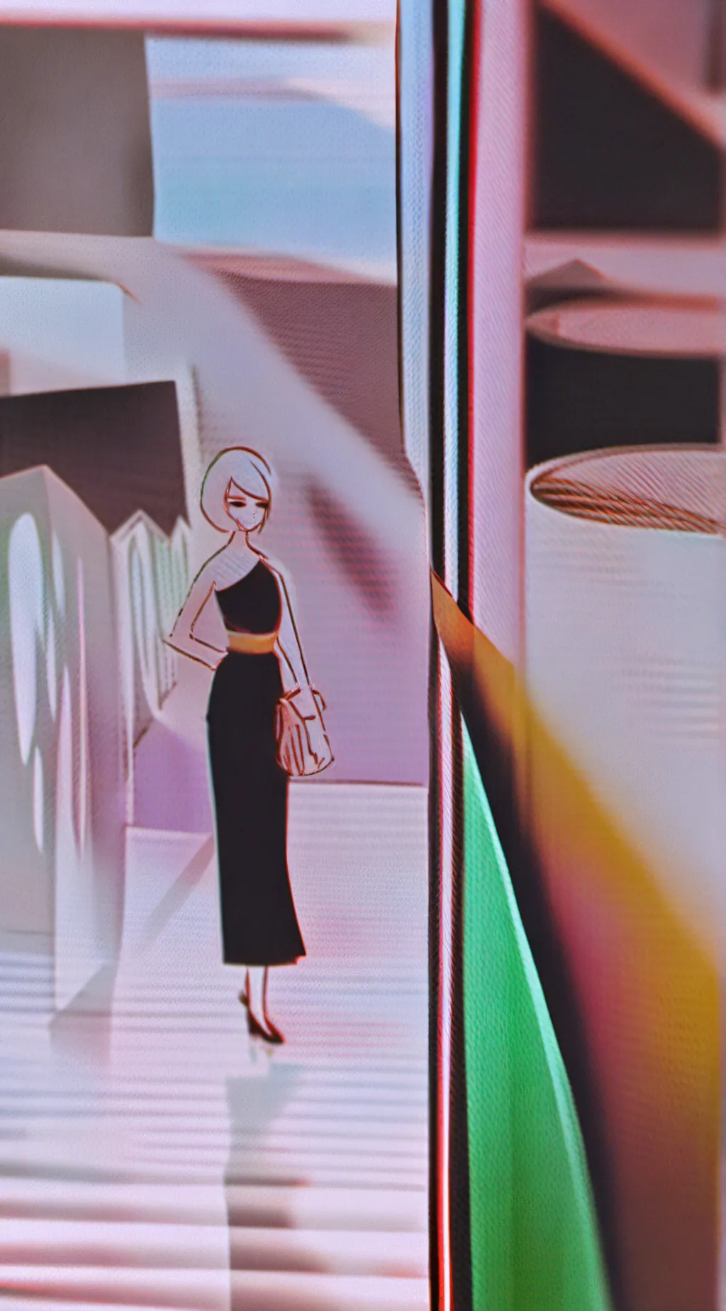 ai character: angel  background