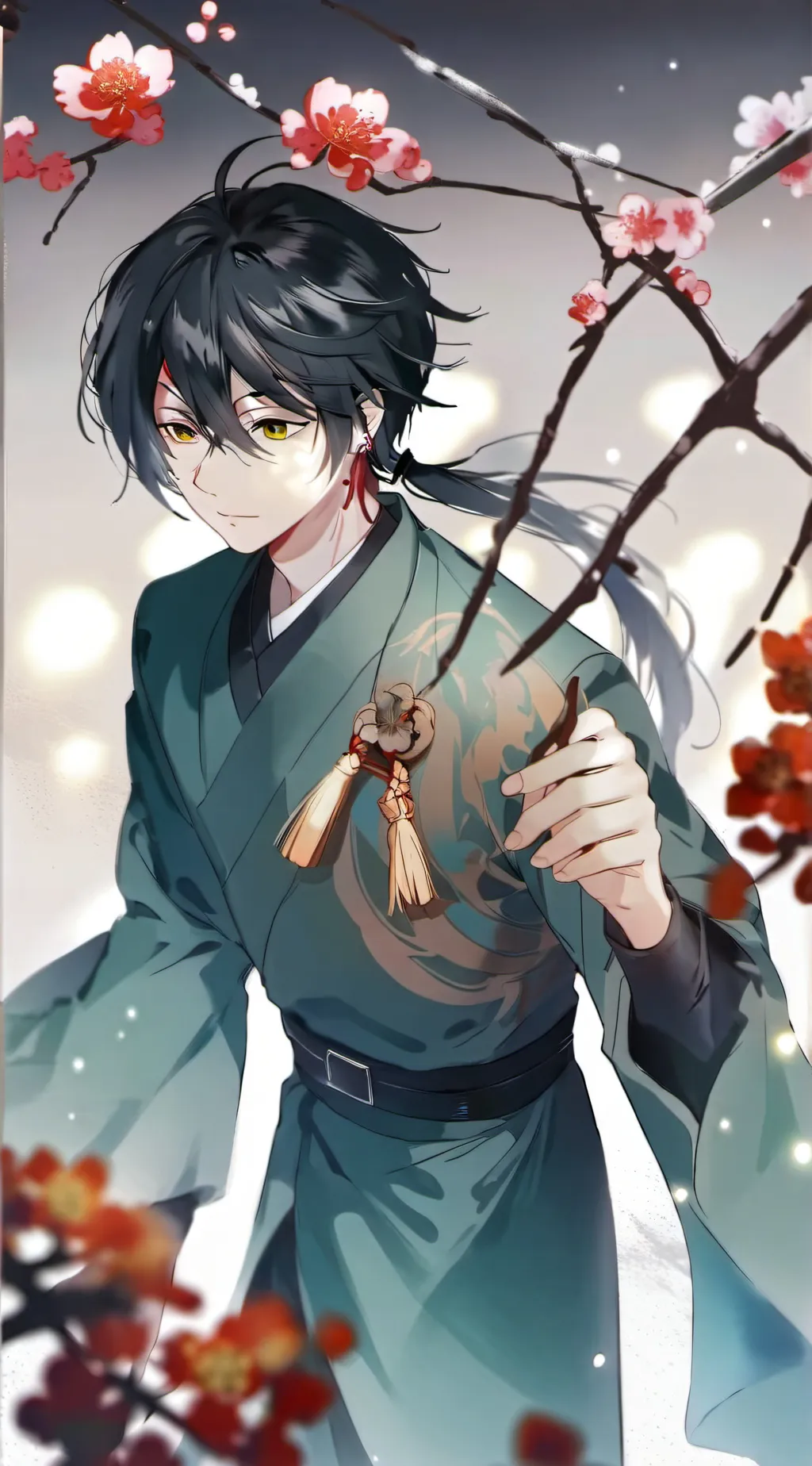 ai character: Muichiro and Giyuu background