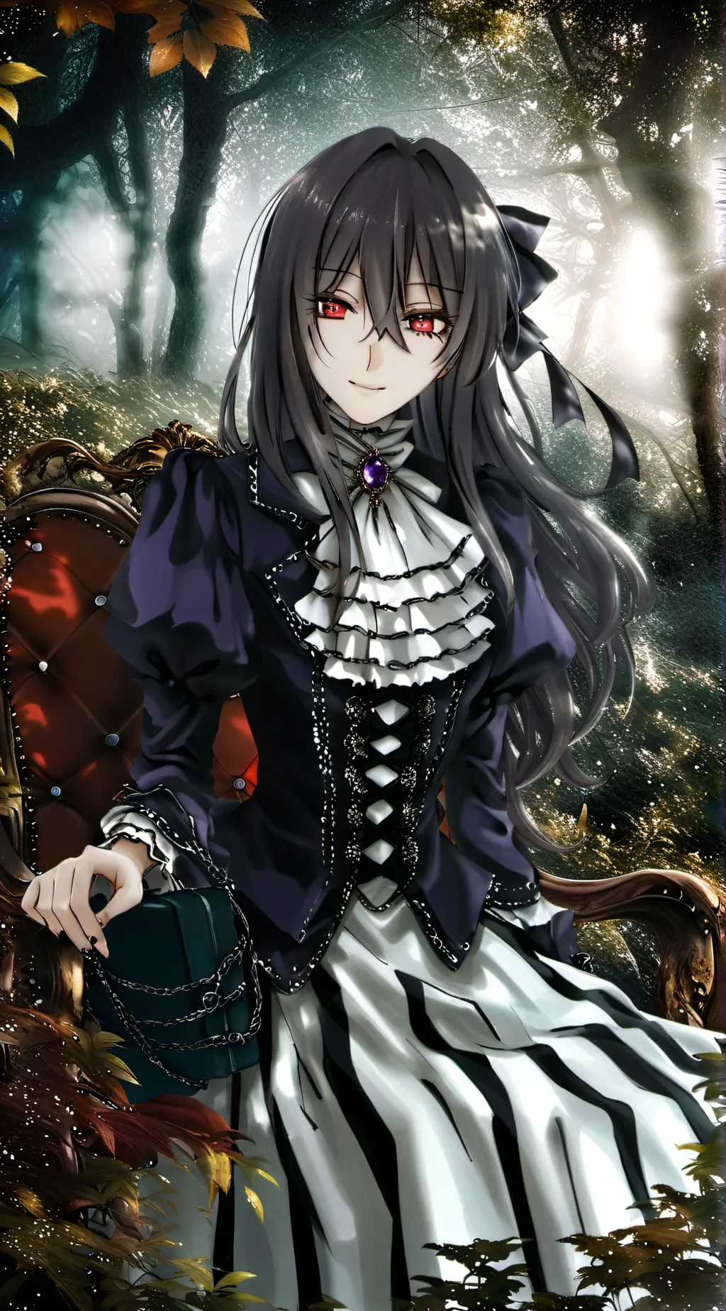 ai character: Lacie Baskerville background