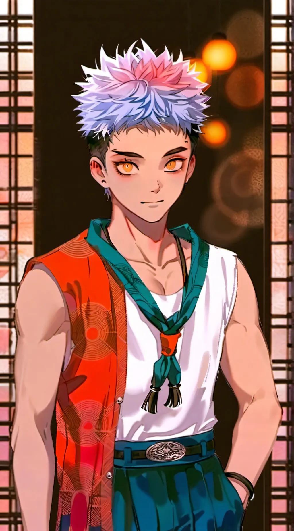 ai character: Akaza background