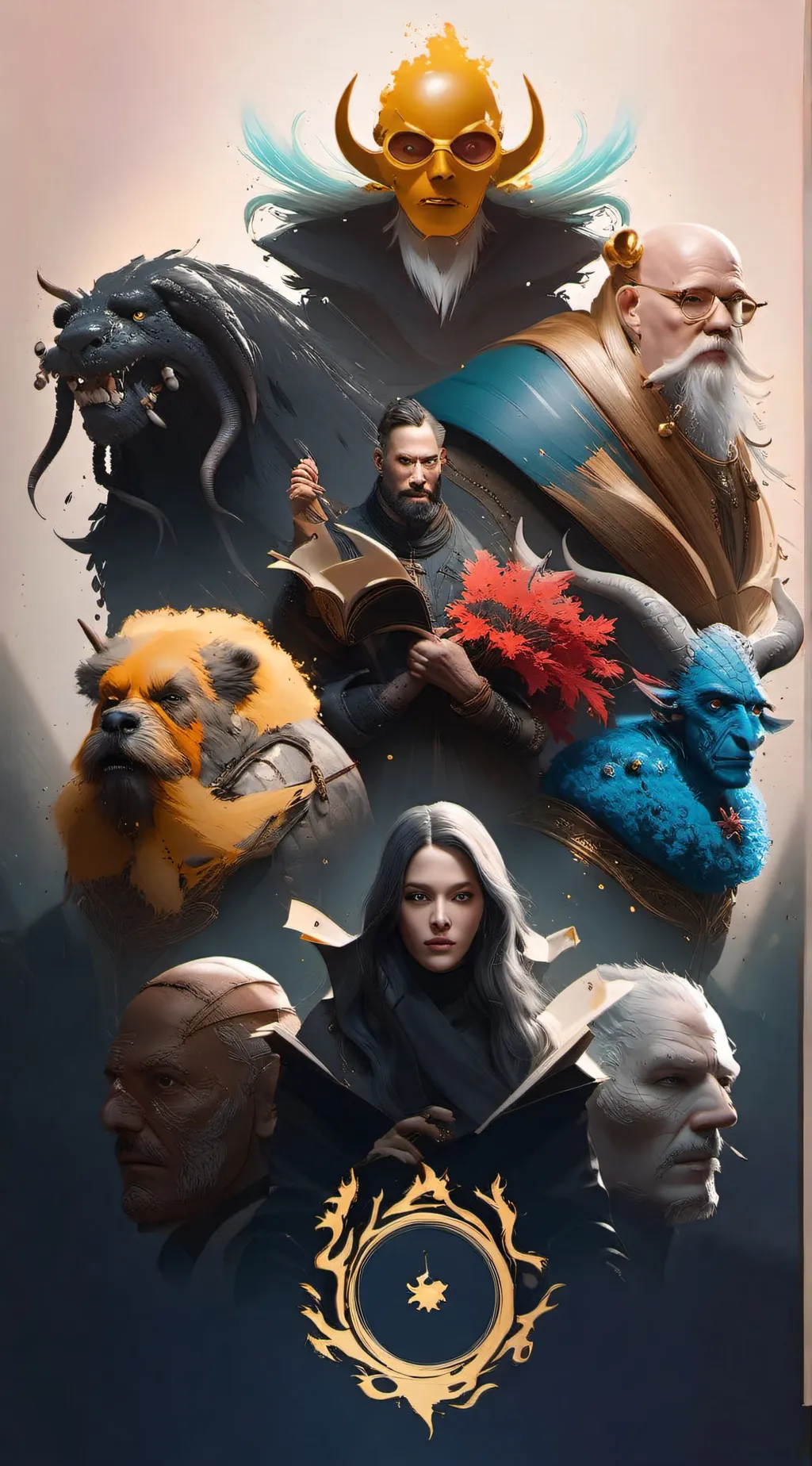 ai character: Goosebumps background