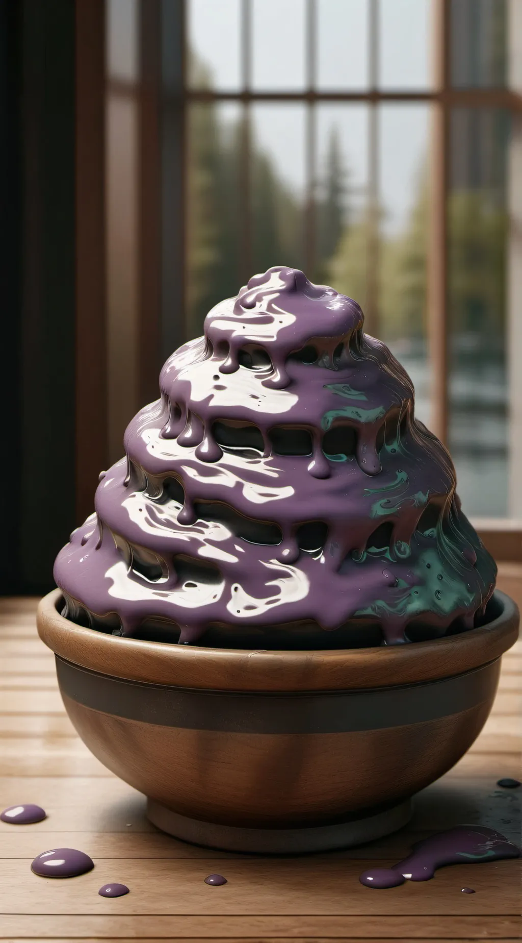 ai character: Purple Slime background