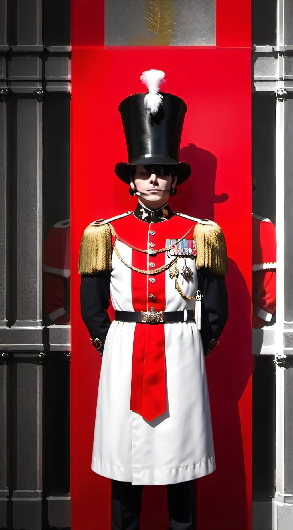 ai character: guard royal background