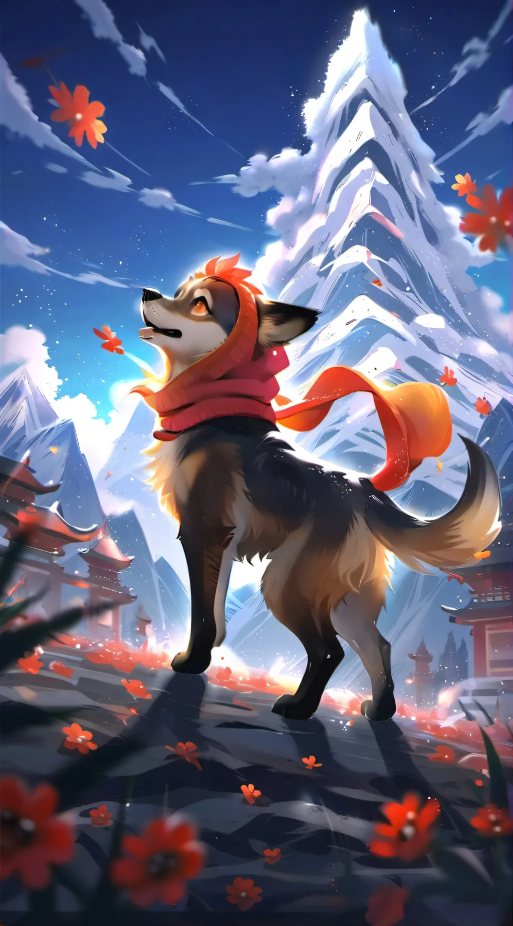 ai character: Dogday  background