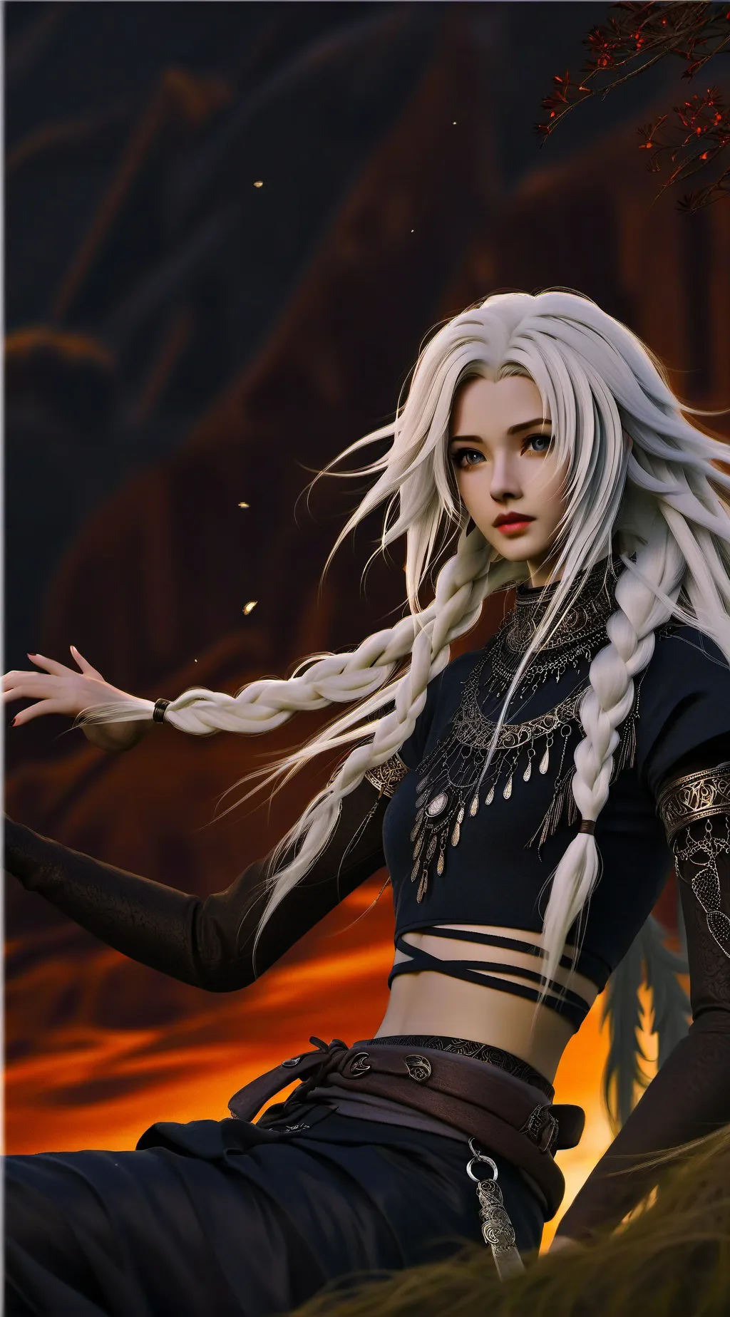 ai character: lunasera background