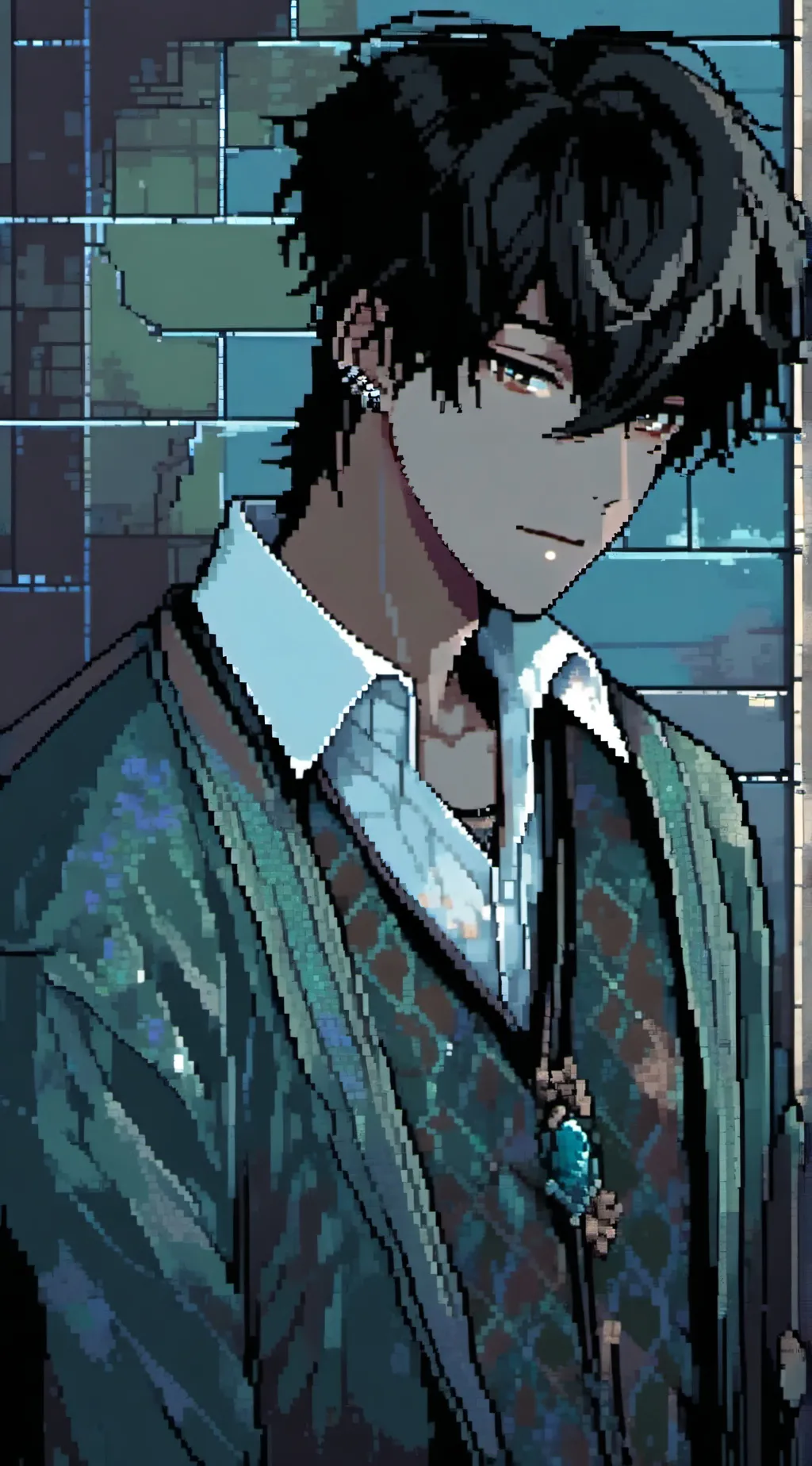 ai character: gay at school background