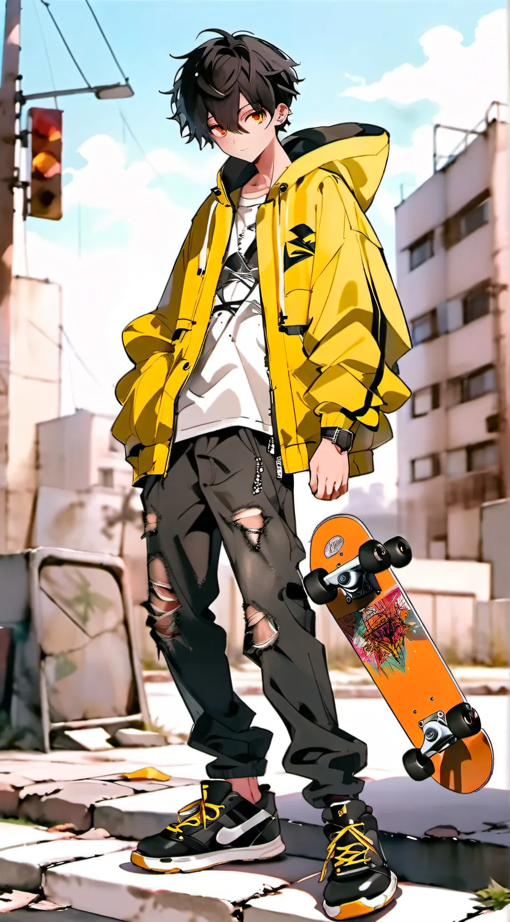 ai character: -Adam- background