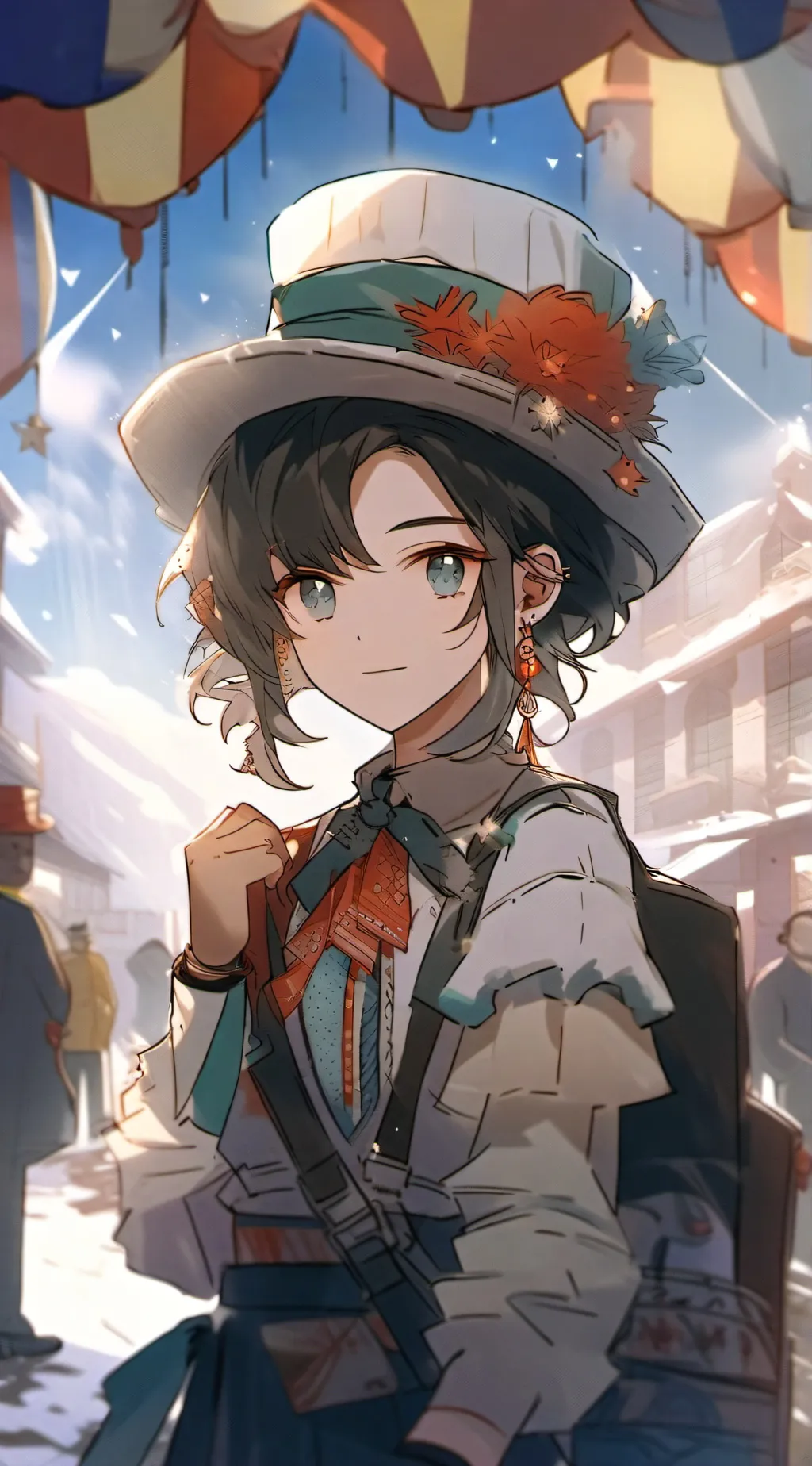 ai character: Doors x digital ci background