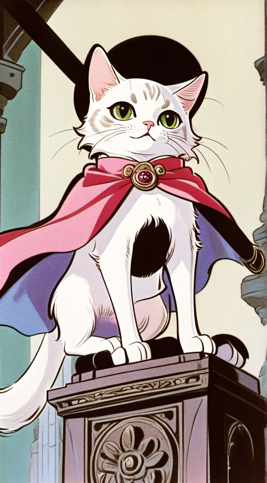 ai character: Supercat chargedup background