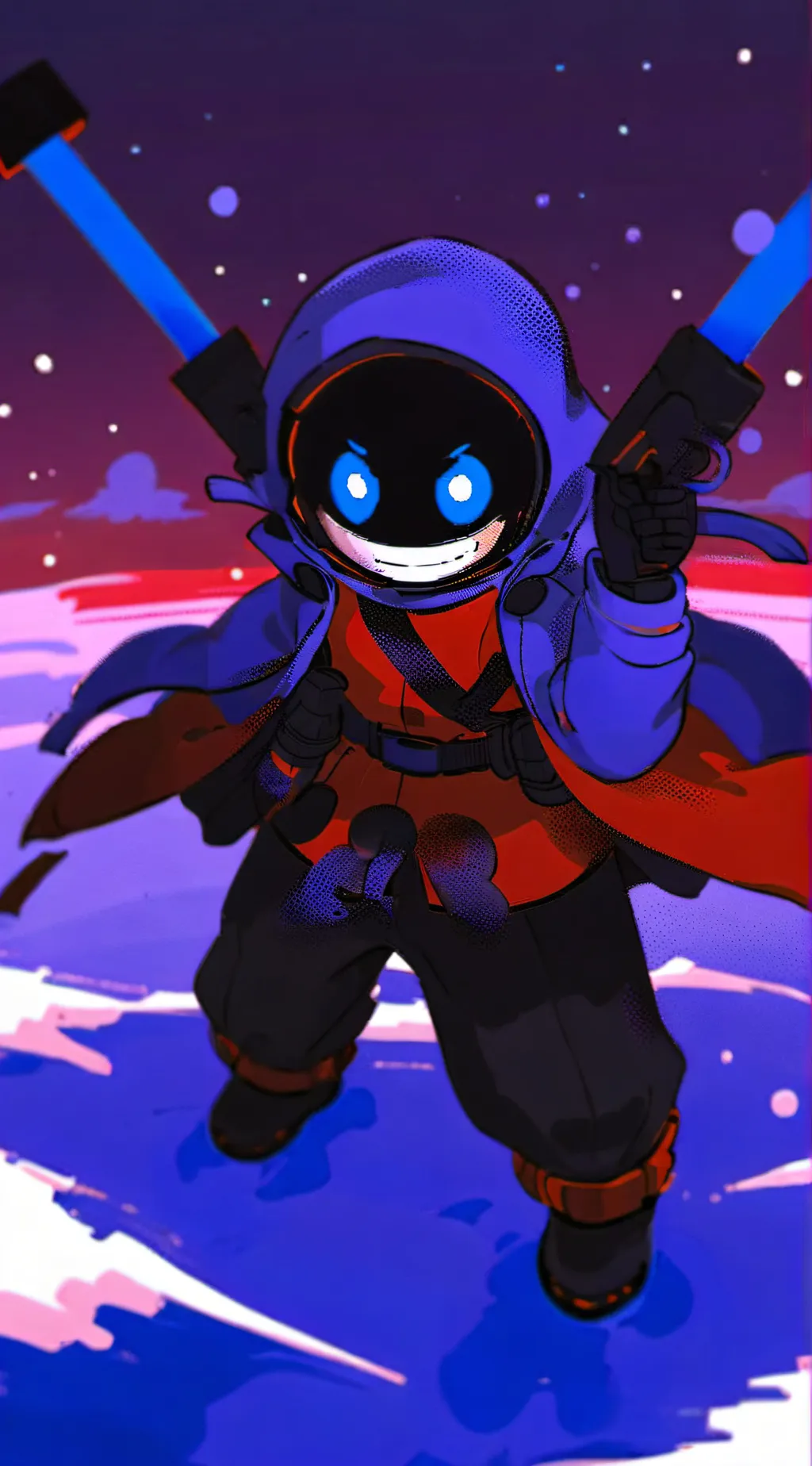 ai character: Fight it background