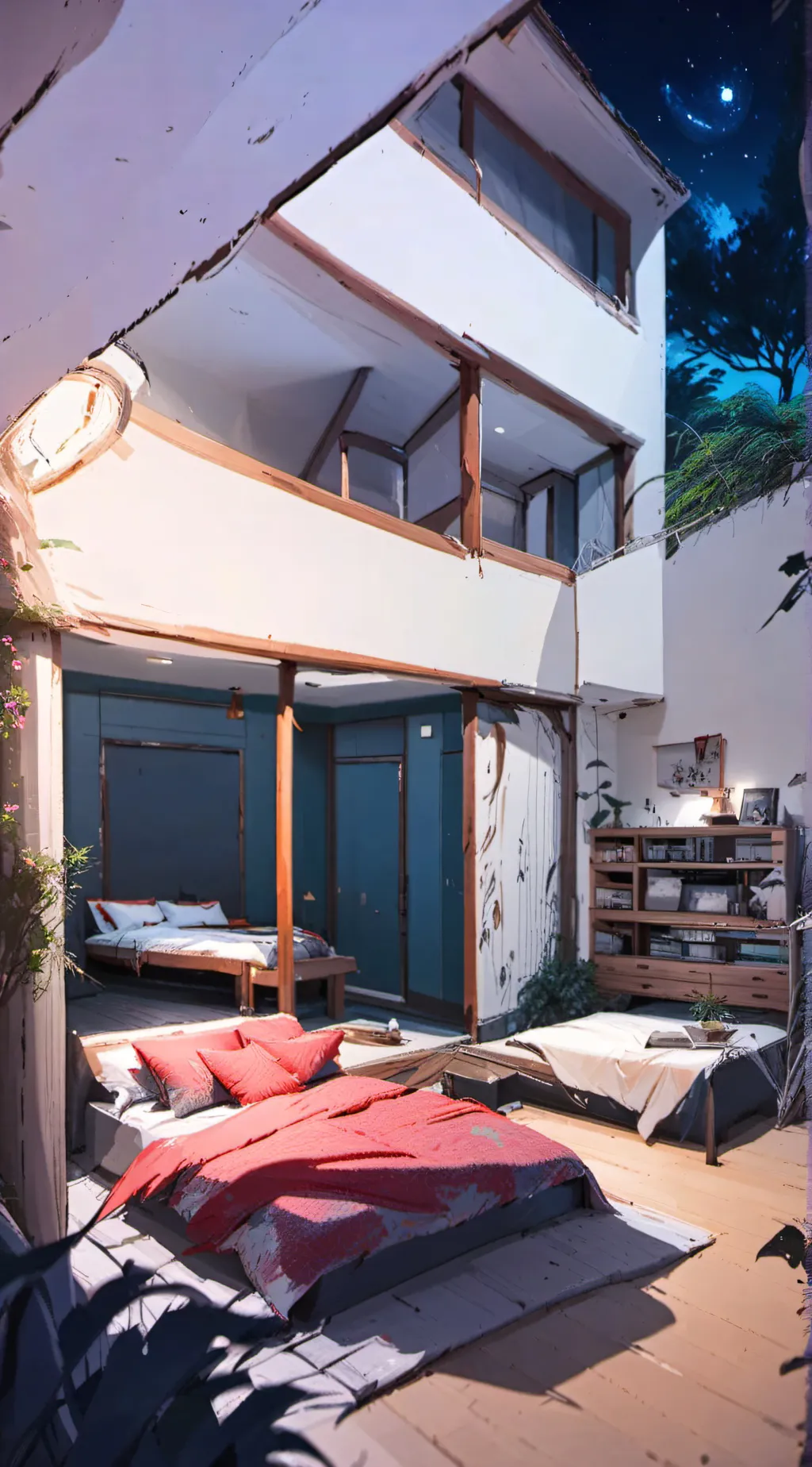 ai character: Gassy Night background