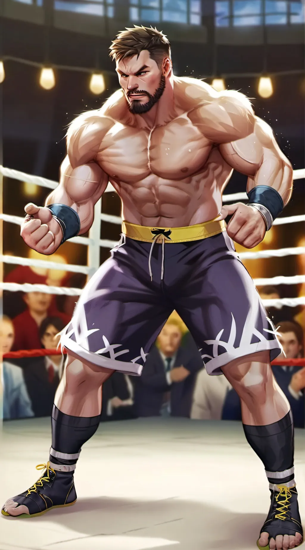 ai character: Ewan Caine  background