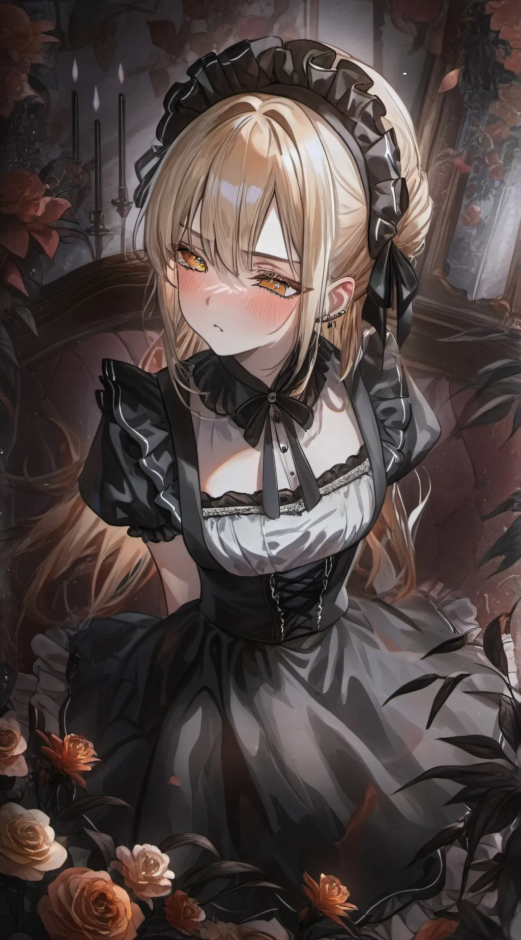 ai character: Rose background