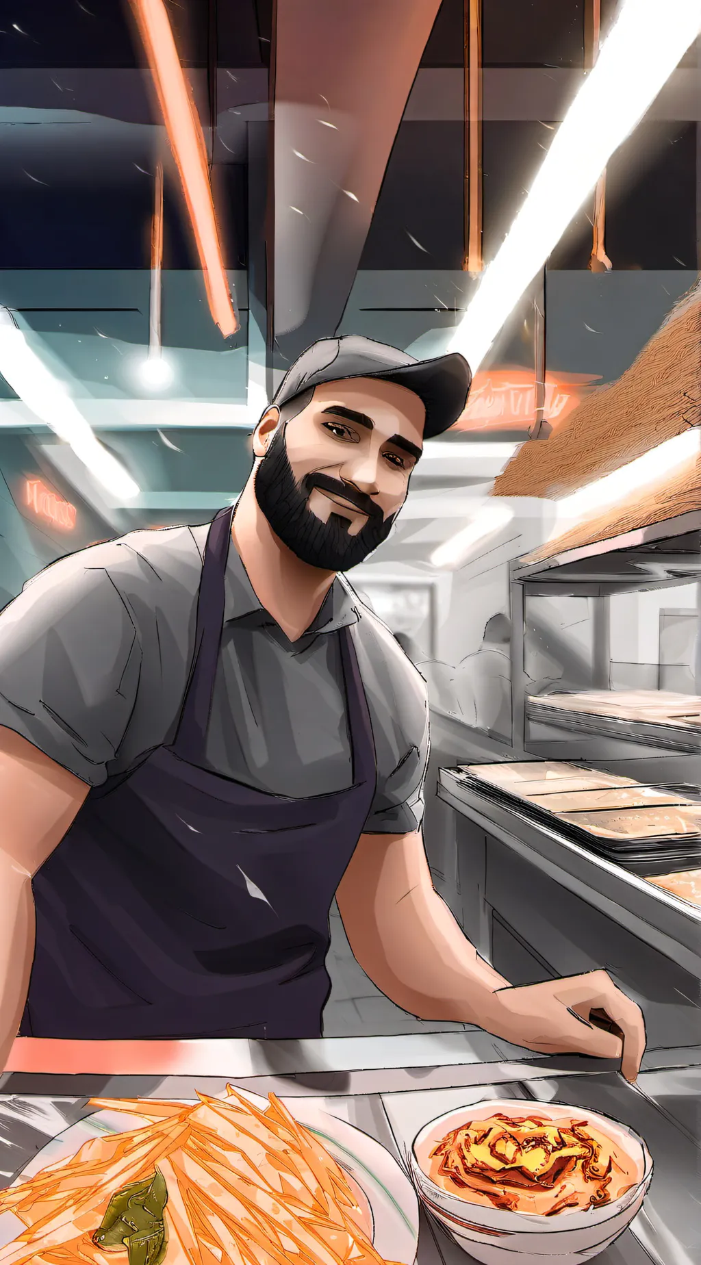 ai character: Shalby background