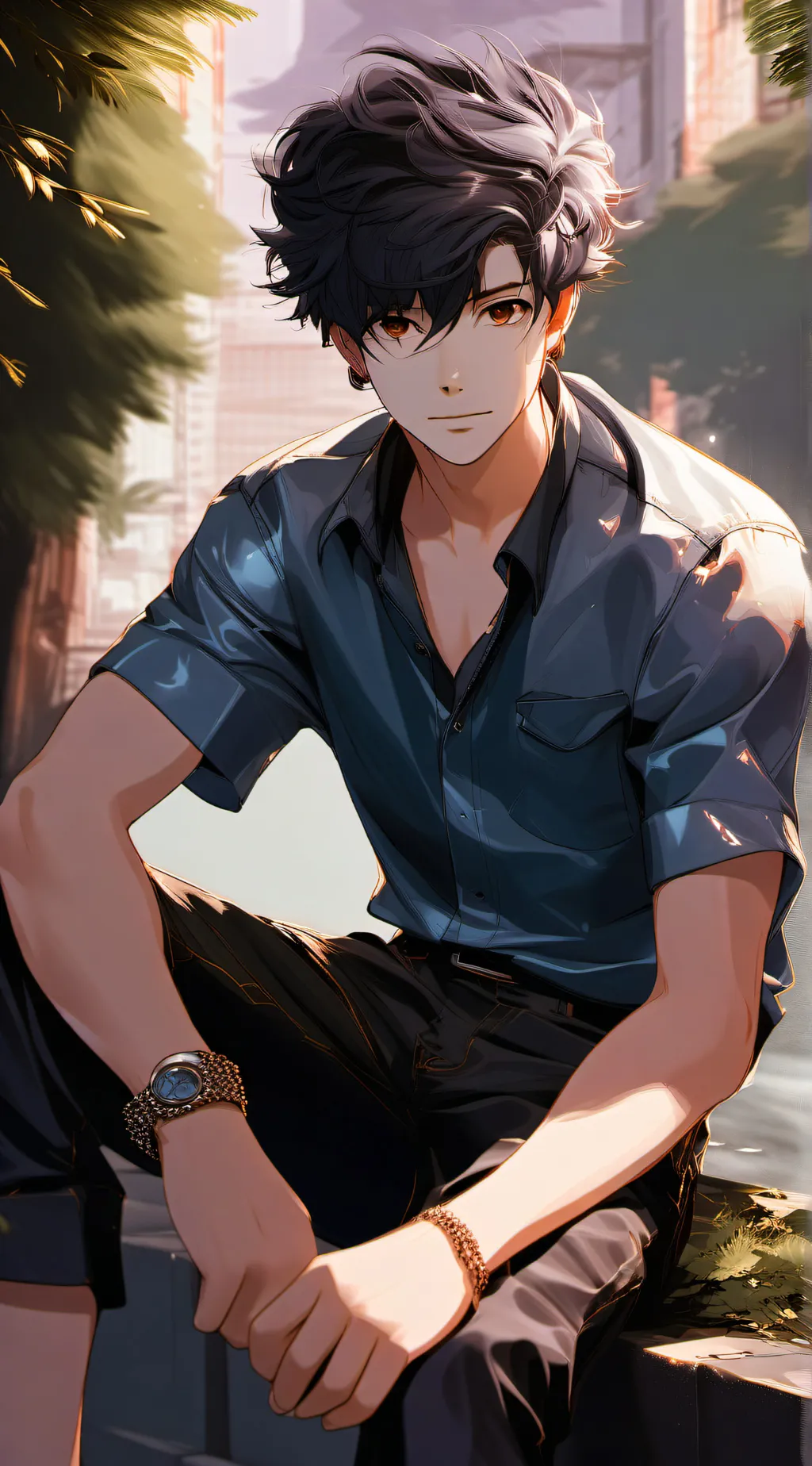 ai character: max background