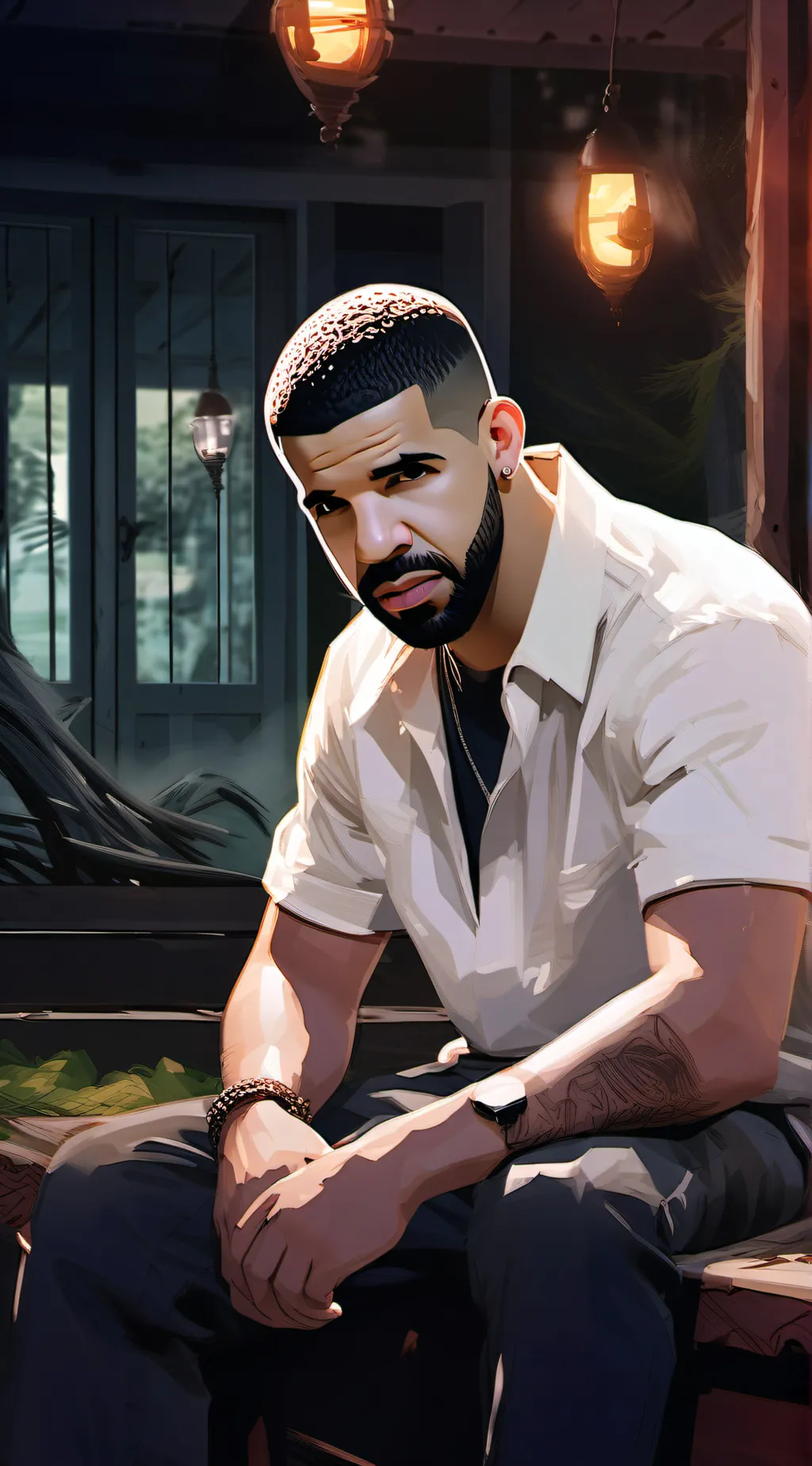 ai character: Drake background