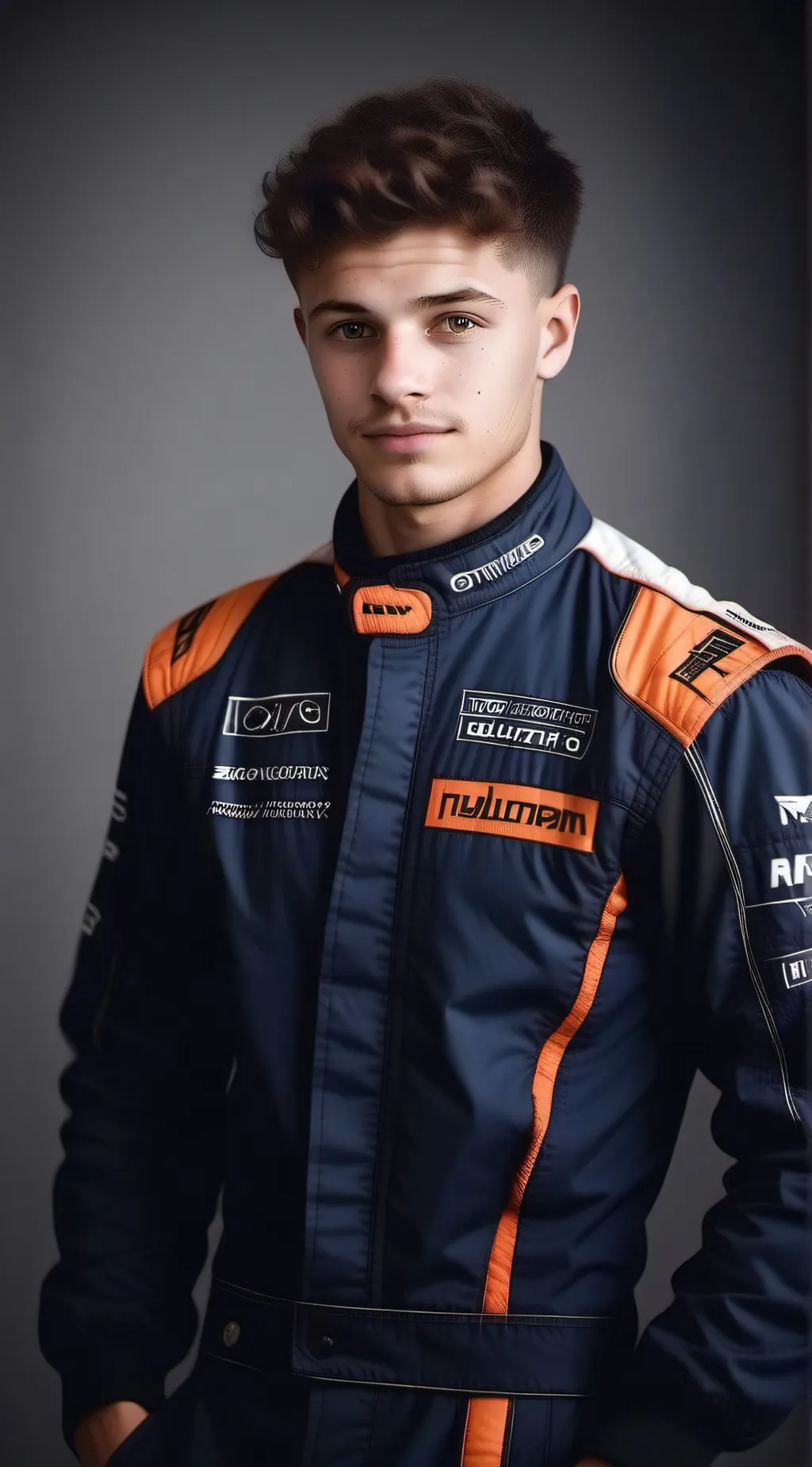 ai character: Lando Norris background