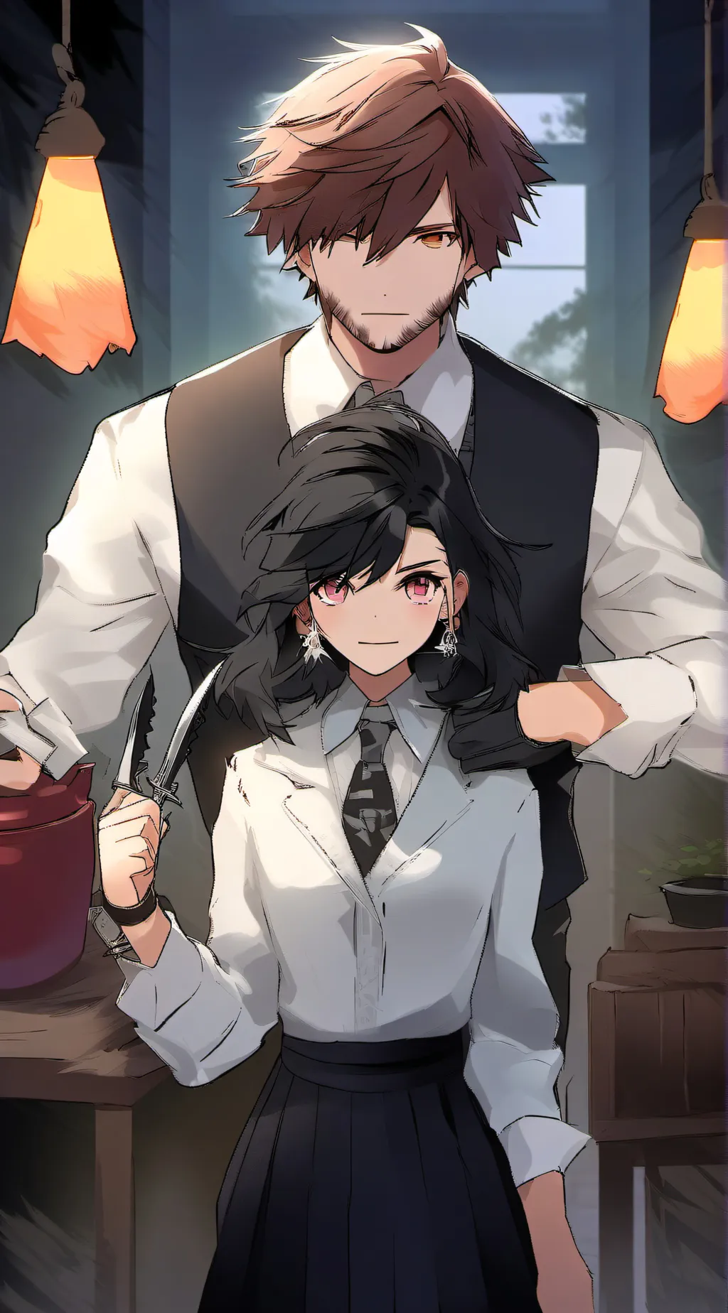 ai character: hb murder mystery background