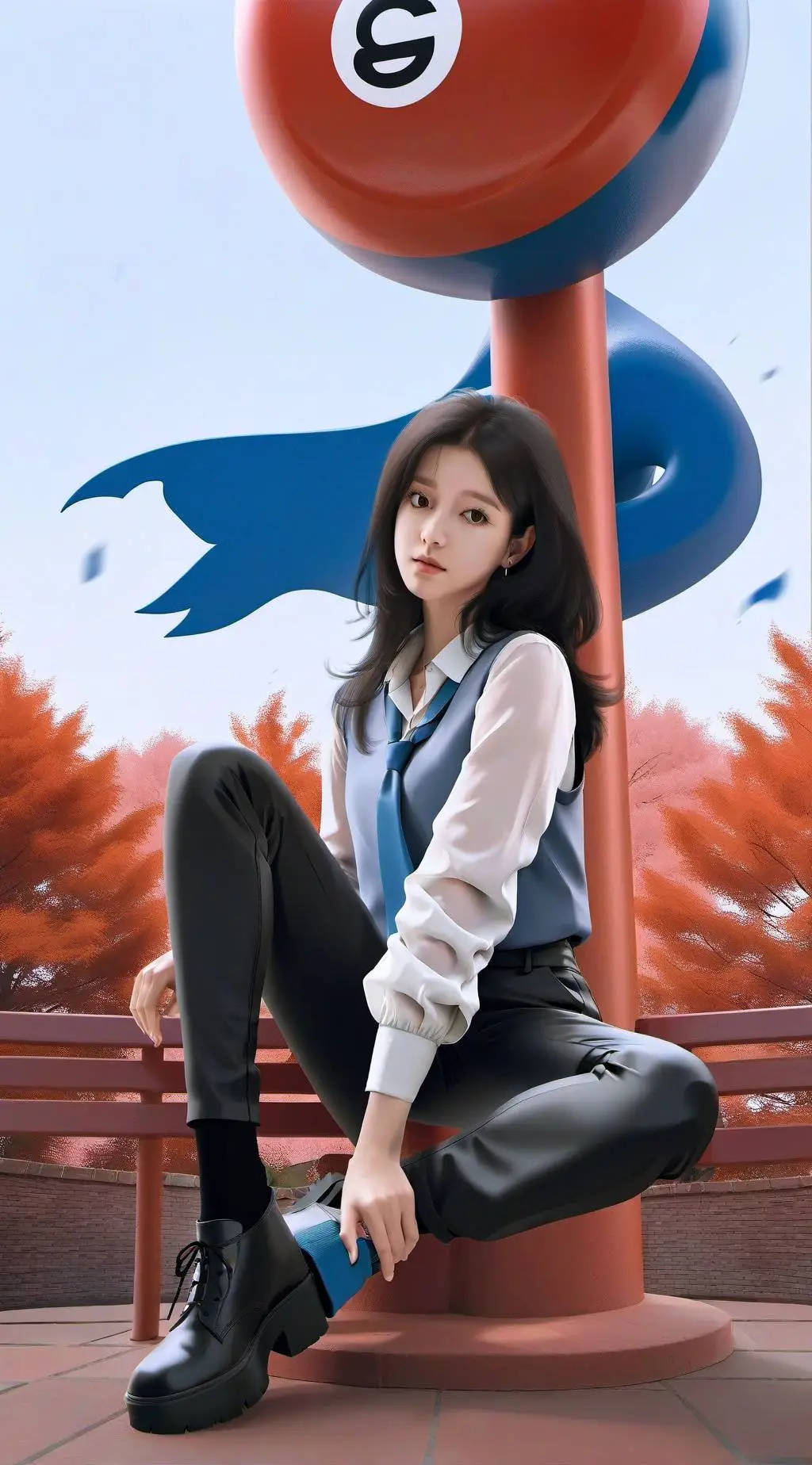 ai character: 妈妈 background