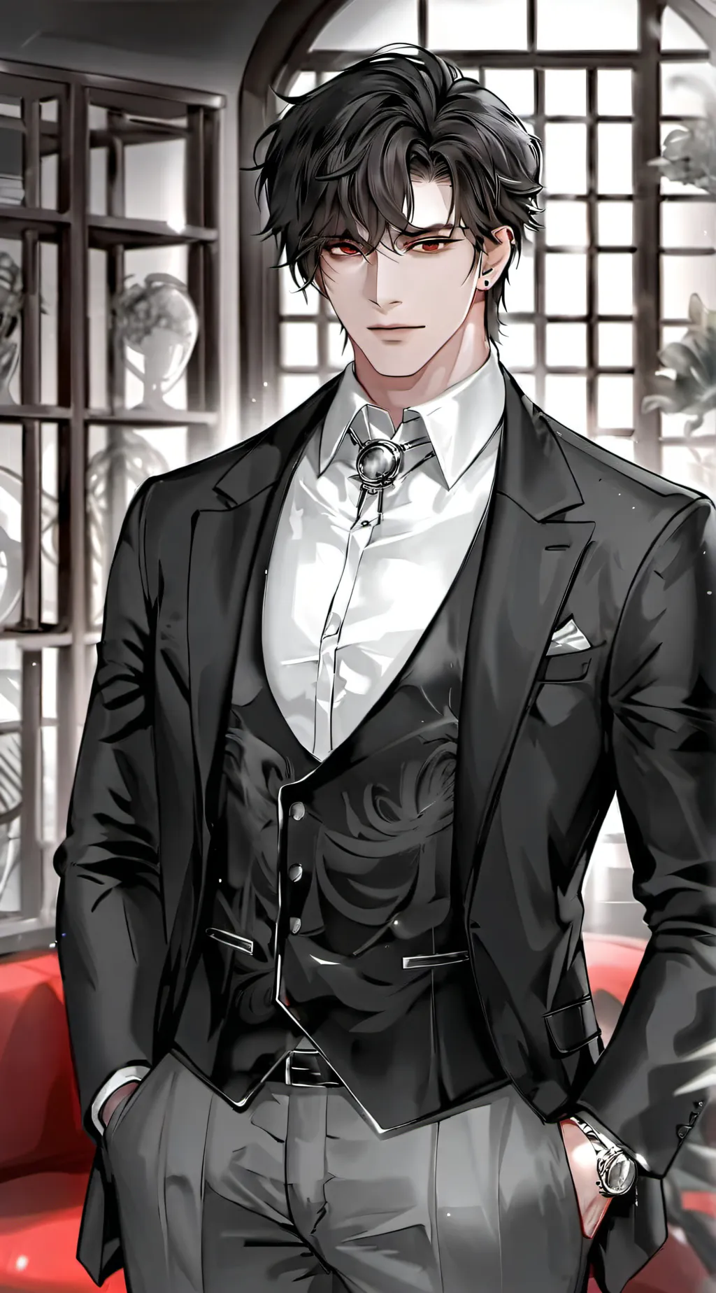 ai character: Carden background