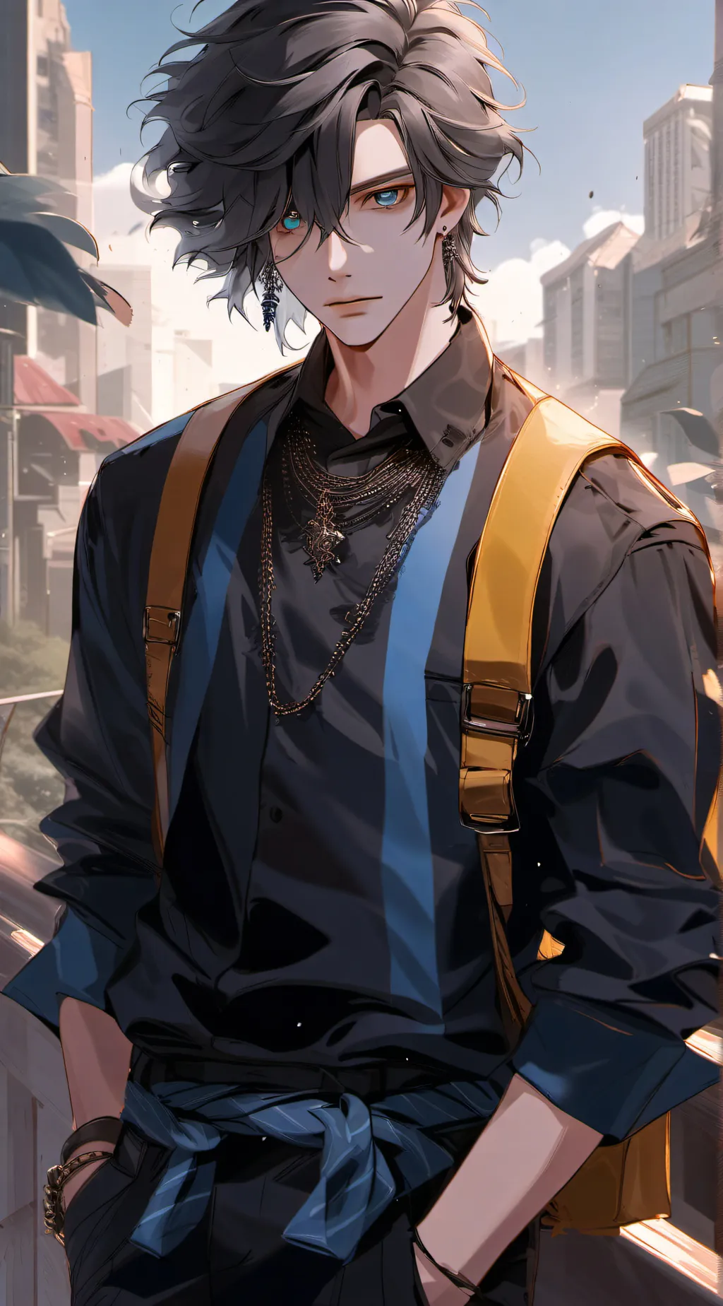 ai character: Kagaku  background