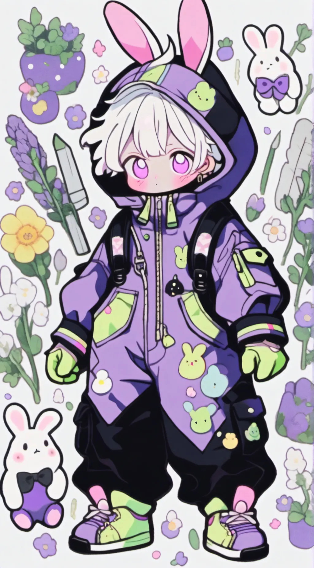 ai character: jax  background