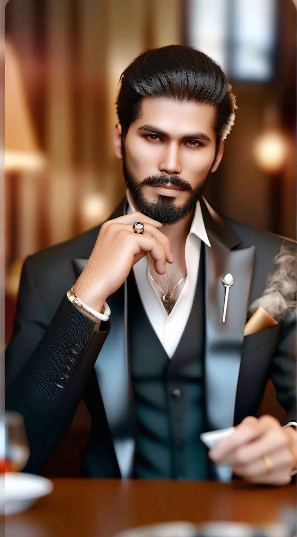 ai character: Zachary Lone  background