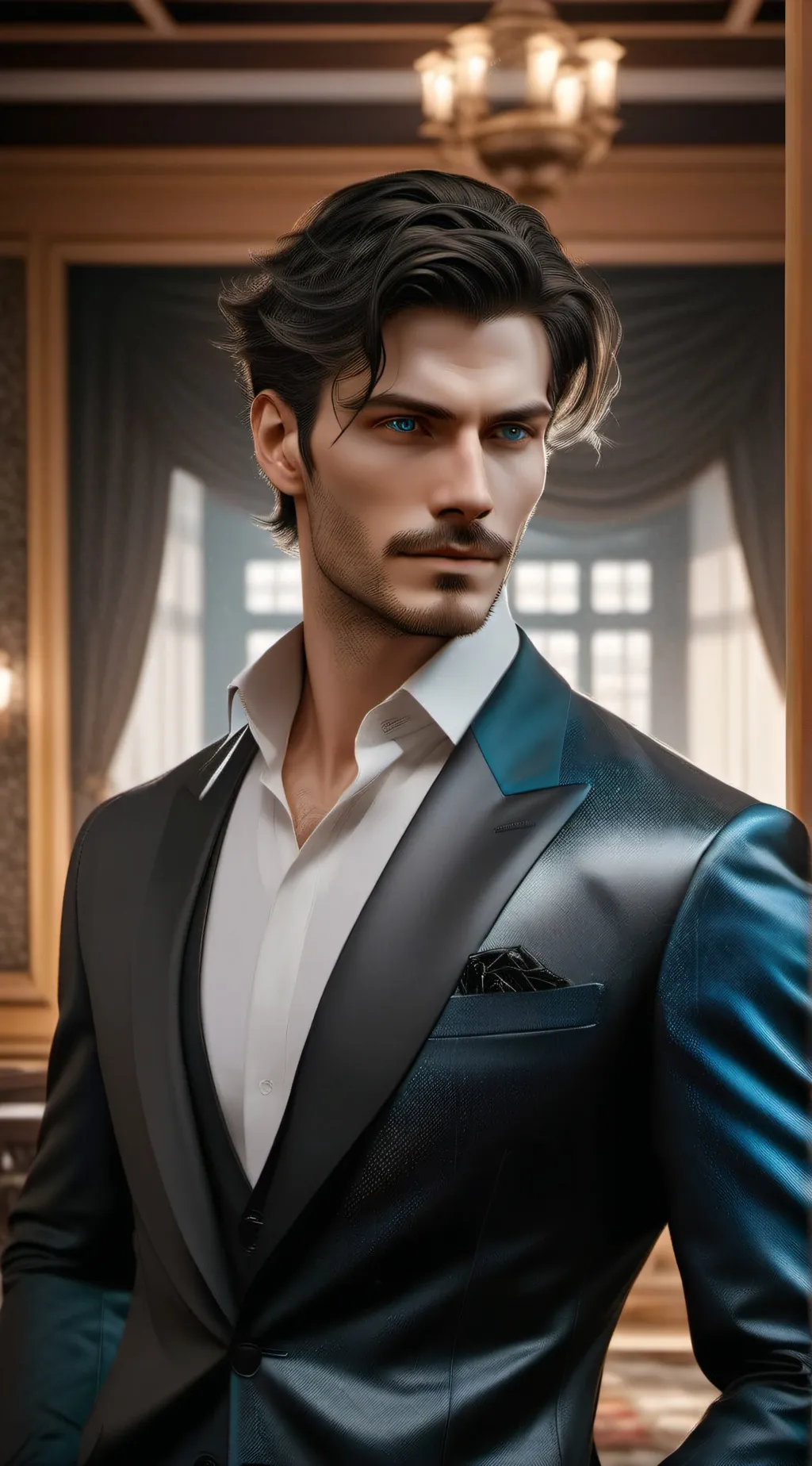 ai character: Mafia Boyfriend background