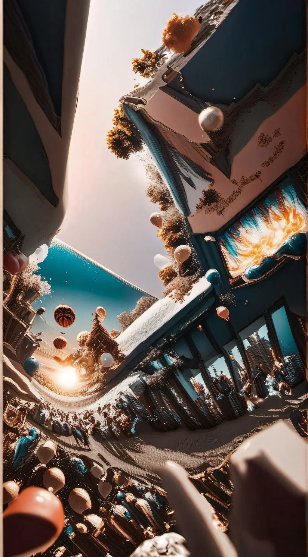 ai character: party at ua background